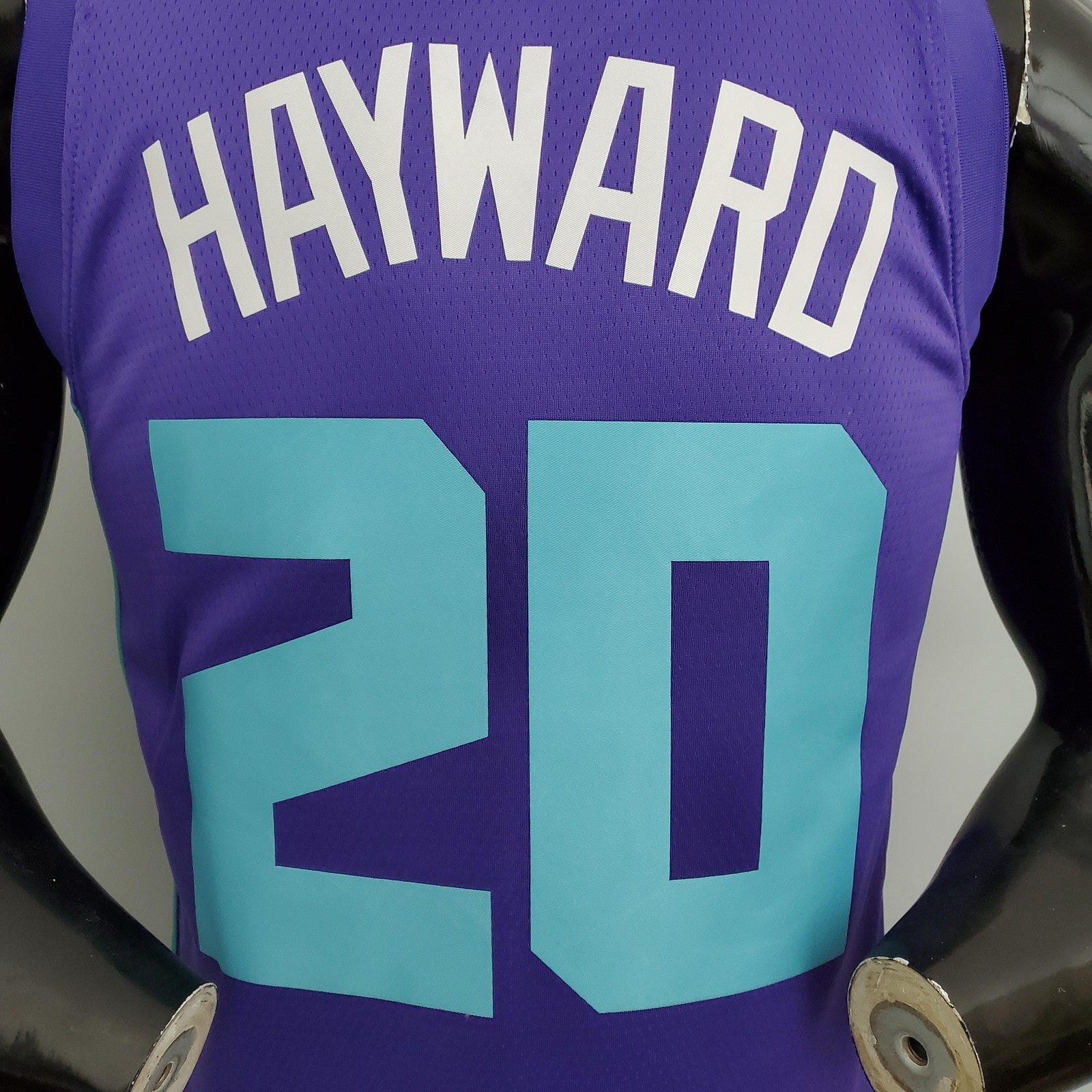 Hornets Hayward#20 Purple Nba Jersey