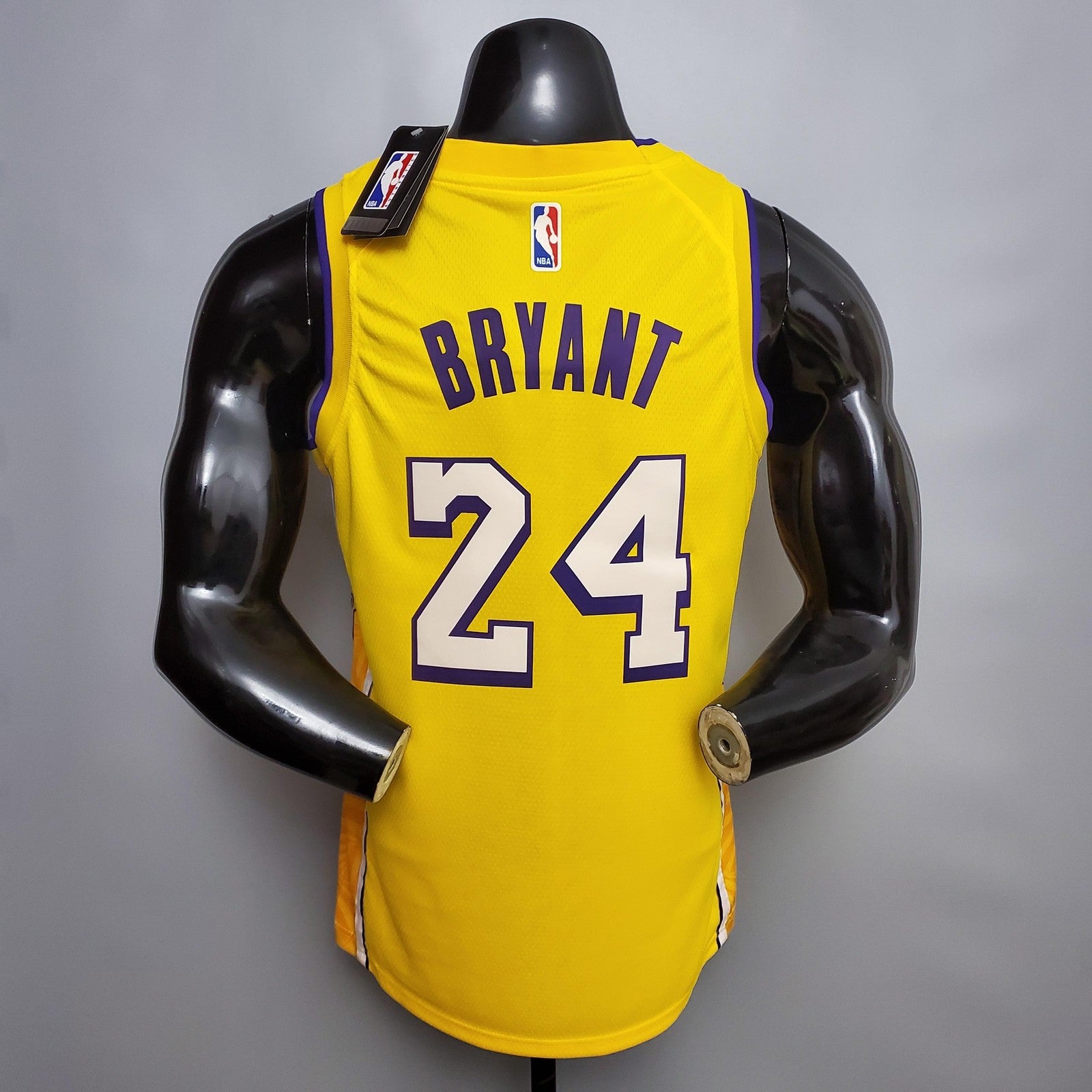 Bryant #24 Lakers V Neck City Edition Yellow Nba Jersey Nike Connect Recognition