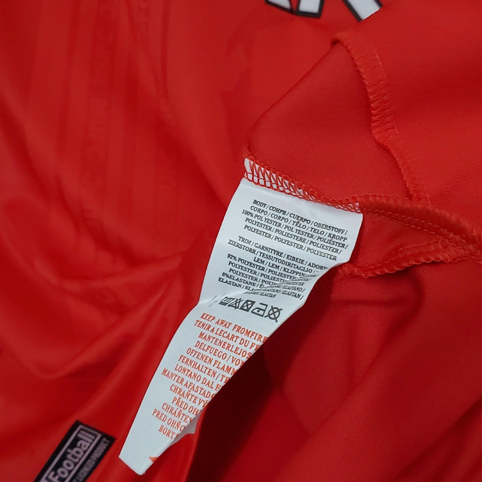 Retro Long Sleeved M U Champions League Version Home