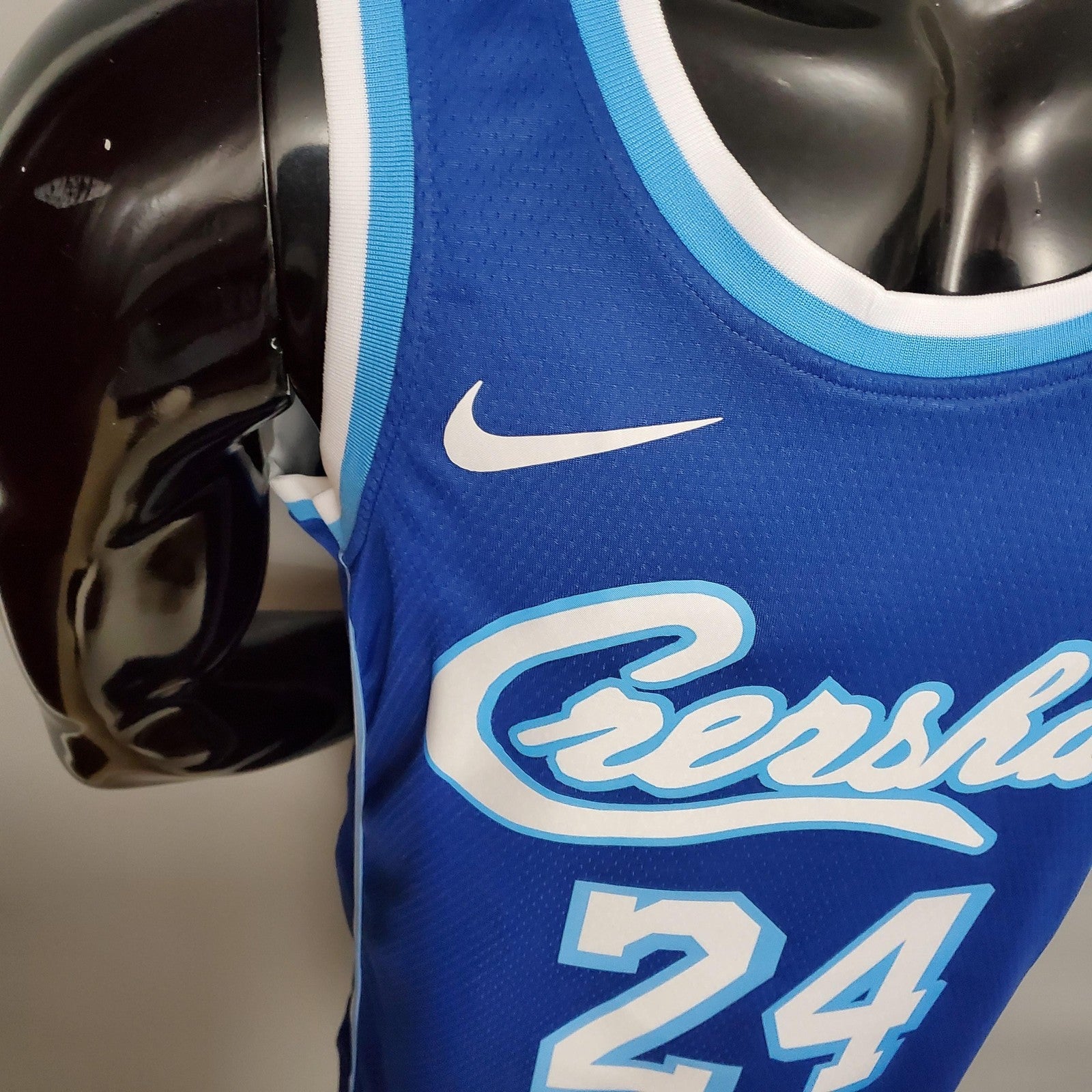 New Bryant #24 Los Angeles Lakers Black Nba Jersey Nike Connect Recognition