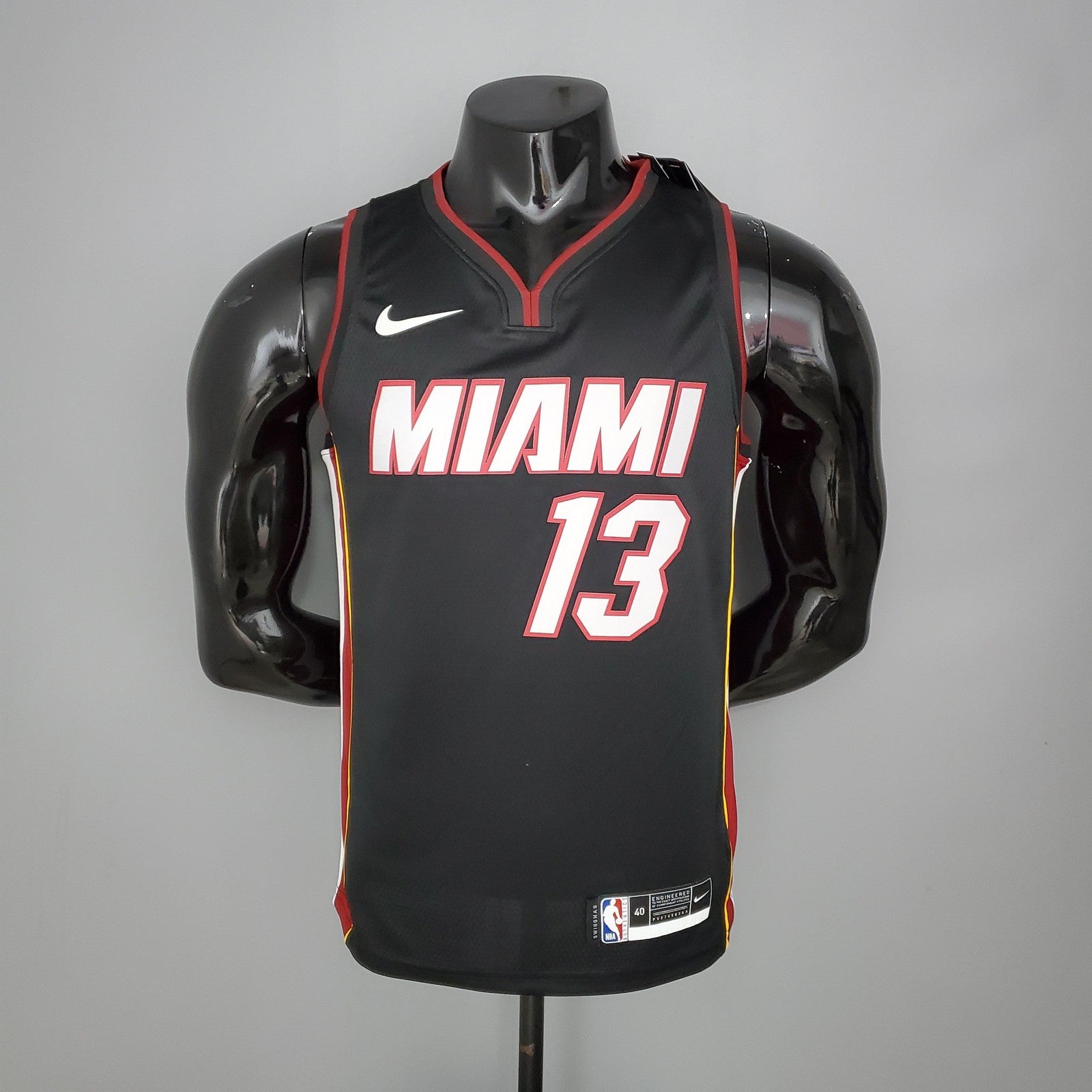 Miami Heat Adebayo#13 Black Nba Jersey