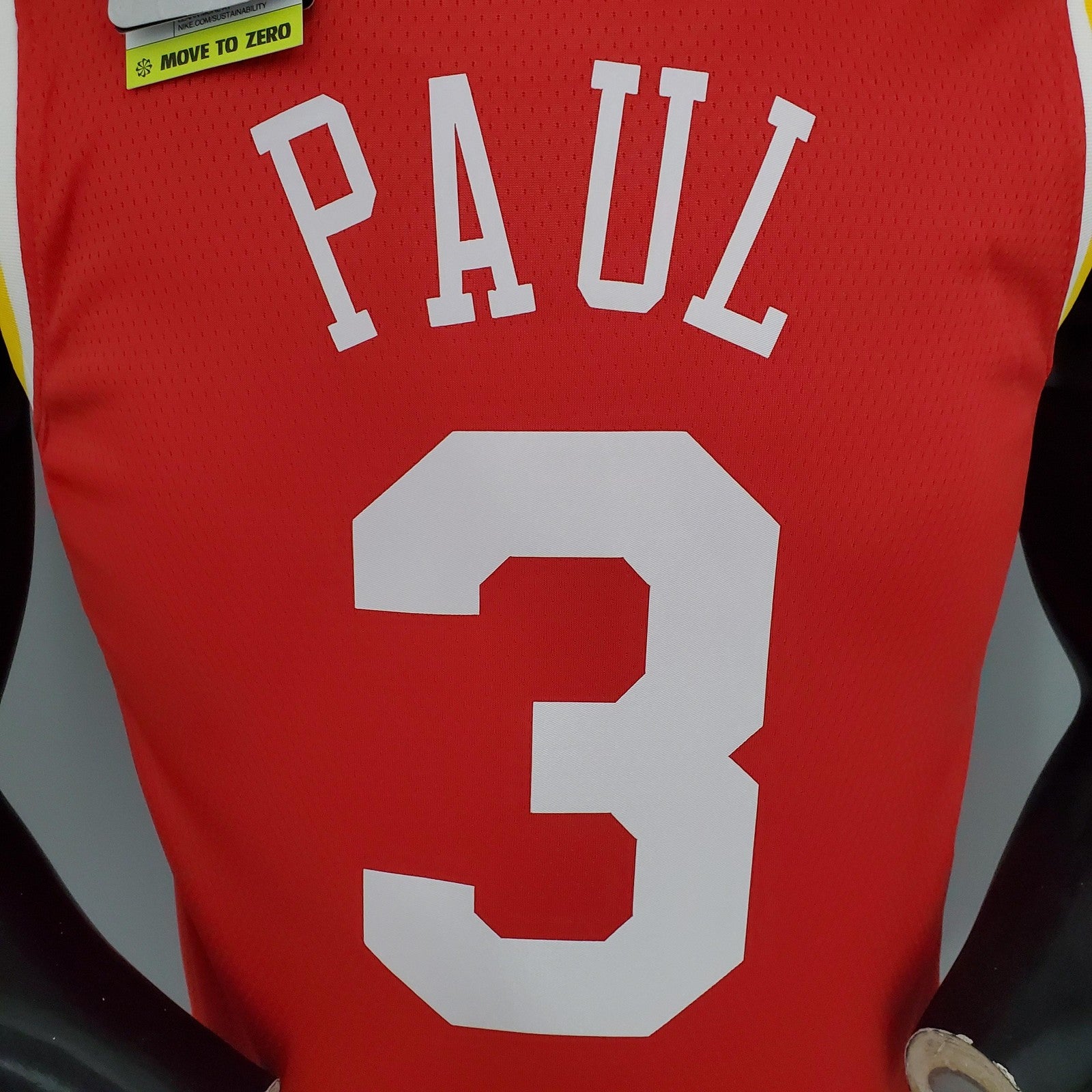 Paul#3 Rockets Retro Red Nba Jersey