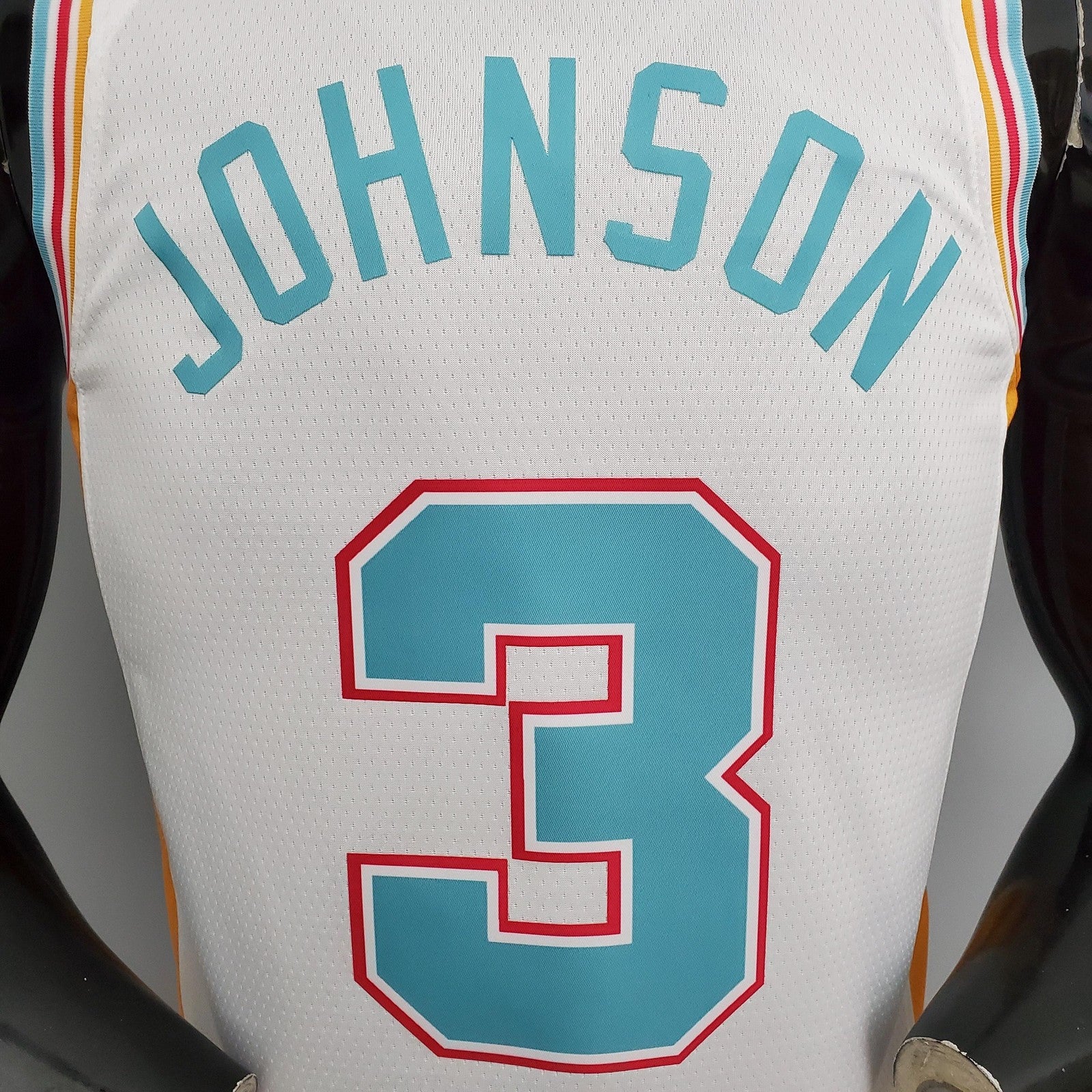 2022 Season Johnson #3 Spurs City Edition White Nba Jersey