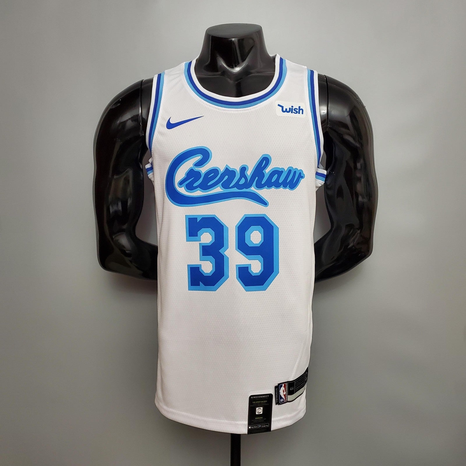 New Howard#39 Lakers White Nba Jersey Nike Connect Recognition