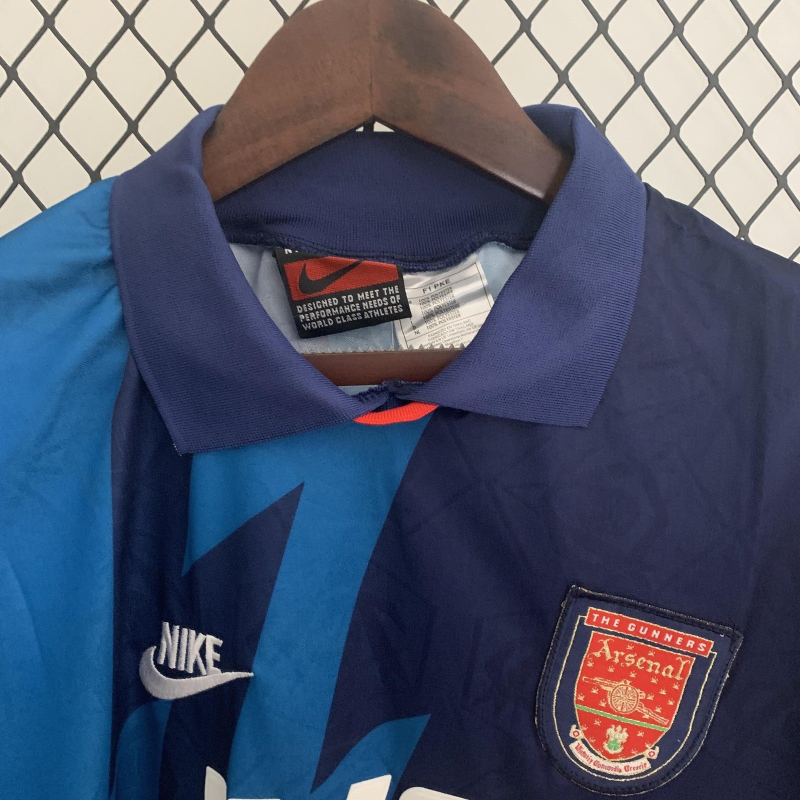 Retro Long Sleeve Arsenal 95 96 Away