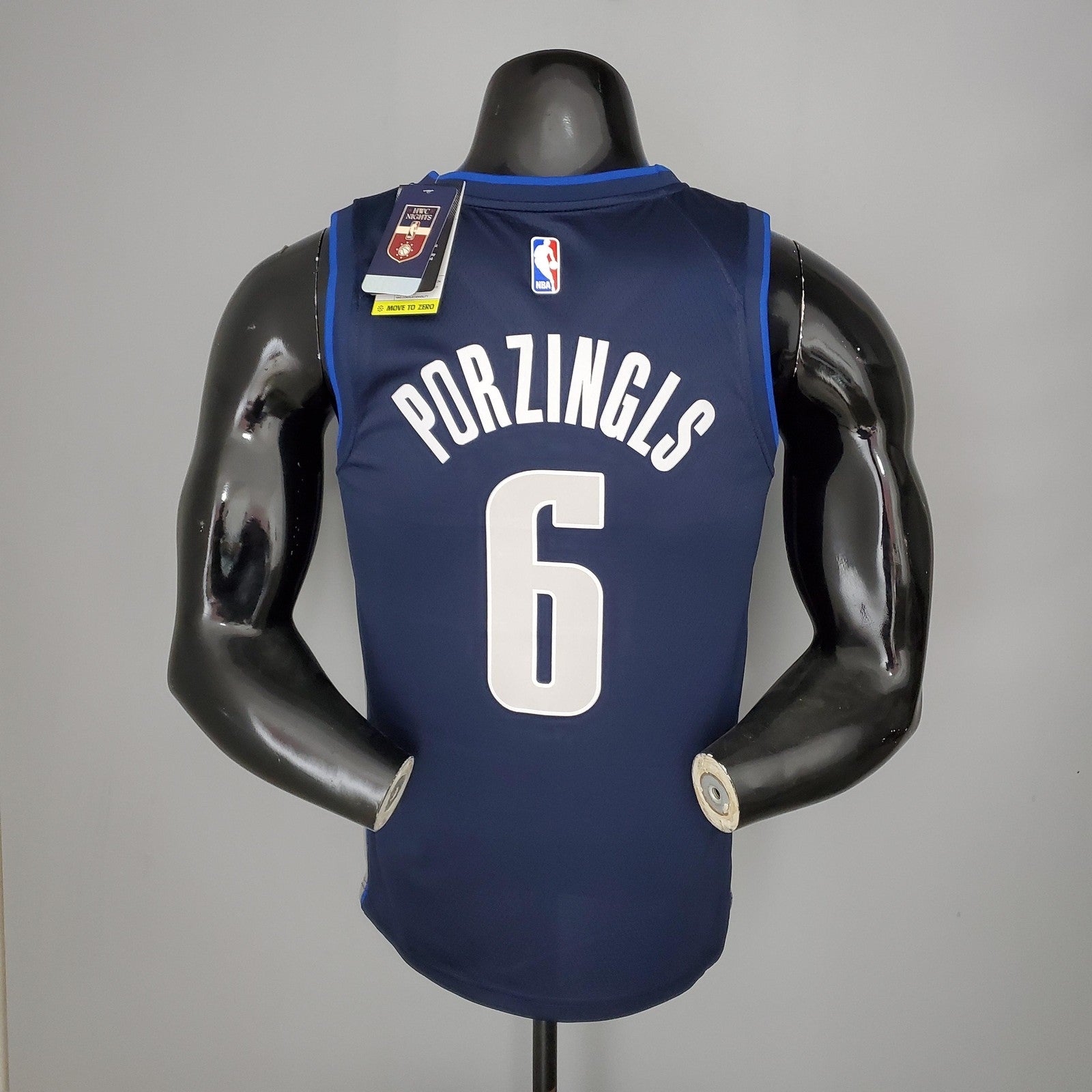 Dallas Mavericks Porzingls#6 Lone Ranger Iceberg Edition Nba Jersey