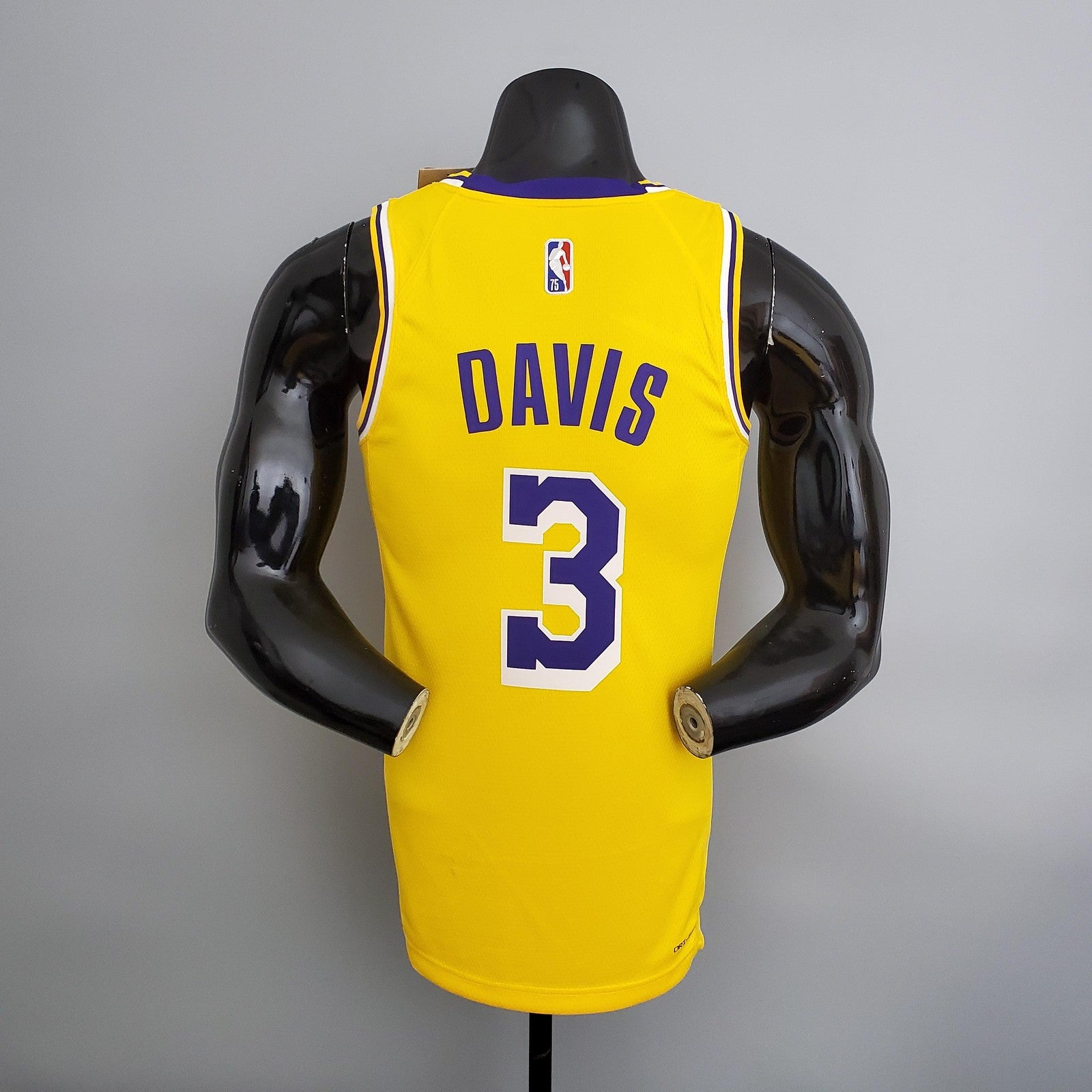 75th Anniversary Lakers Yellow Nba Jersey