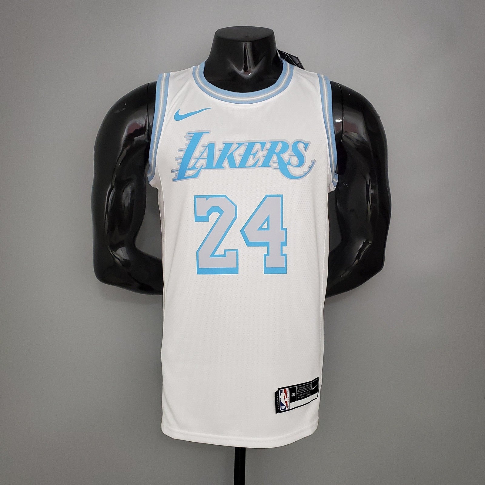 New Lakers Bryant #24 Crew Neck Retro Limited Edition White