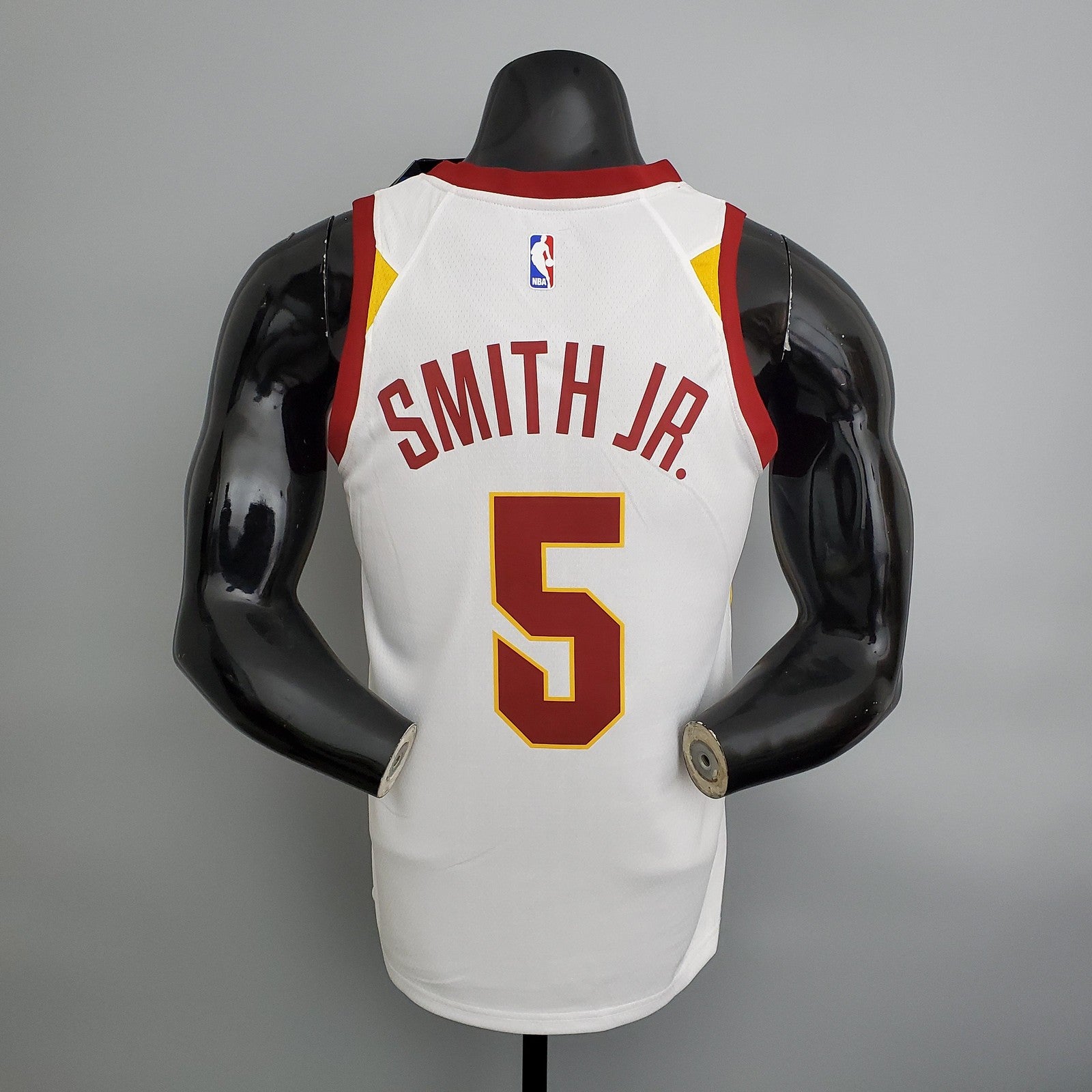 Cavaliers Smith Jr #5 White Nba Jersey