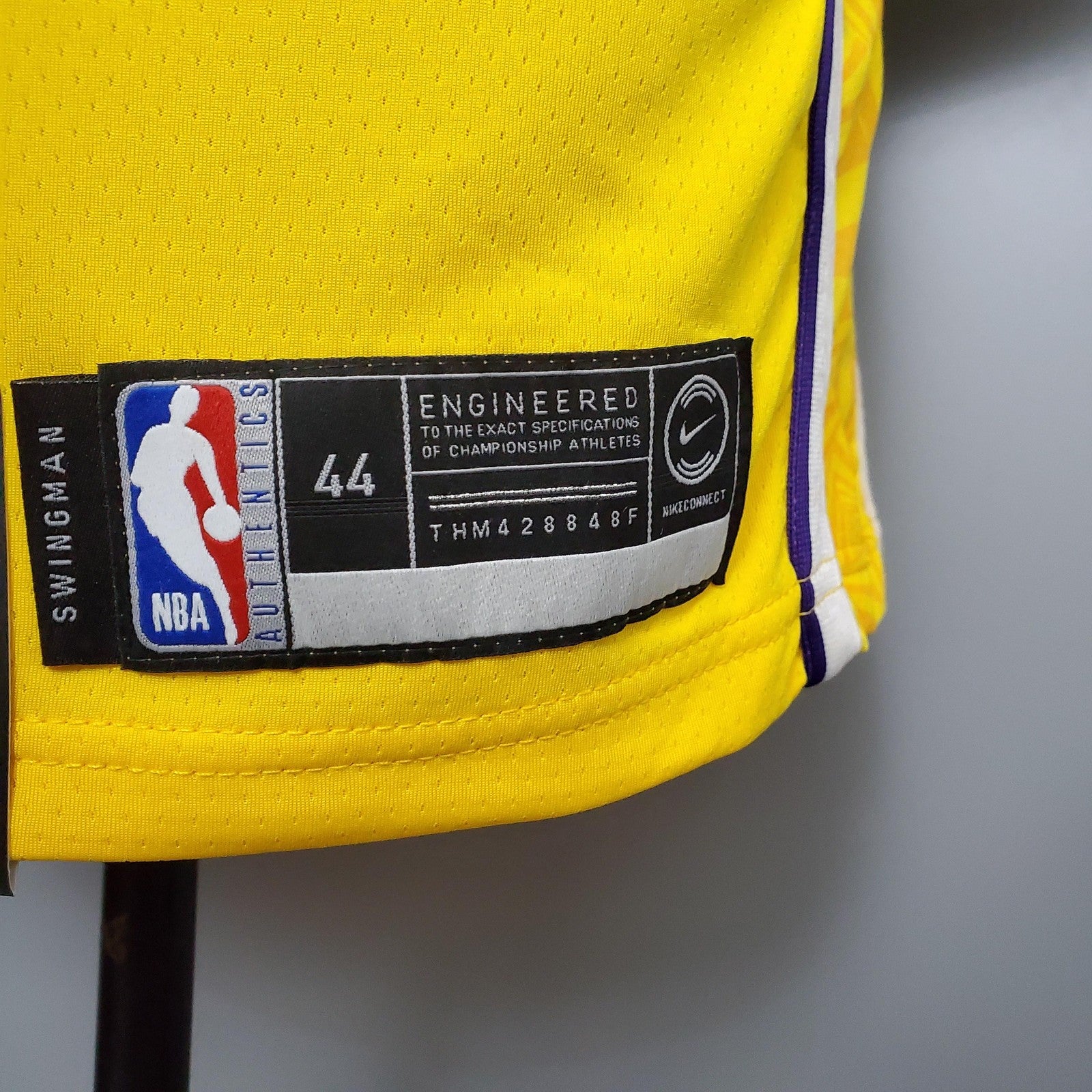 Kuzma #0 Los Angeles Lake V Neck City Edition Yellow Nba Jersey Nike Connect Recognition