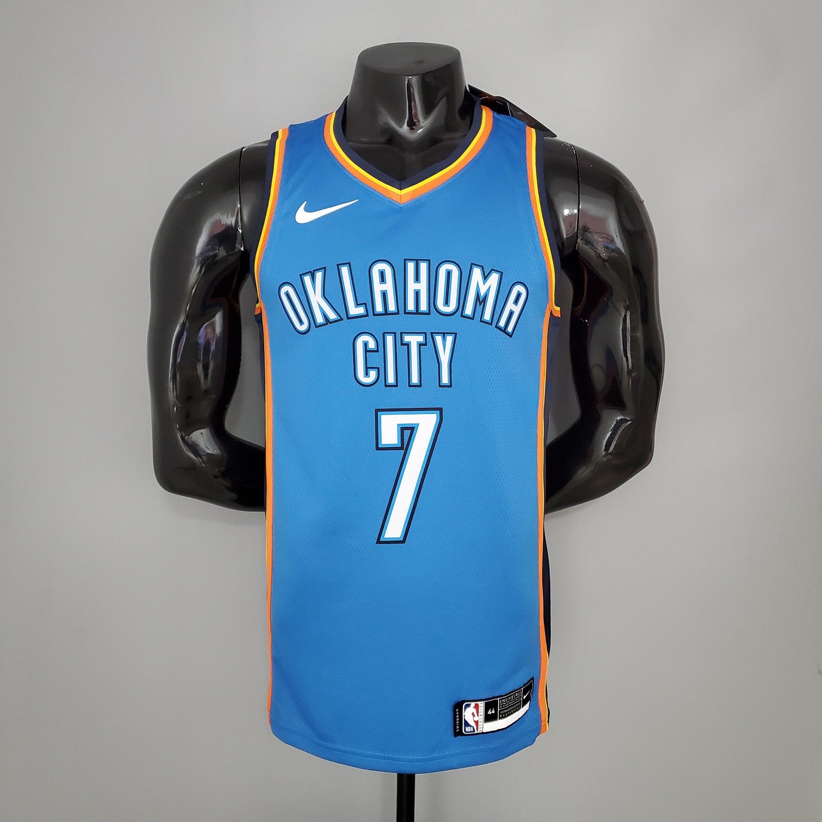 Anthony#7 Thunder Blue Nba Jersey