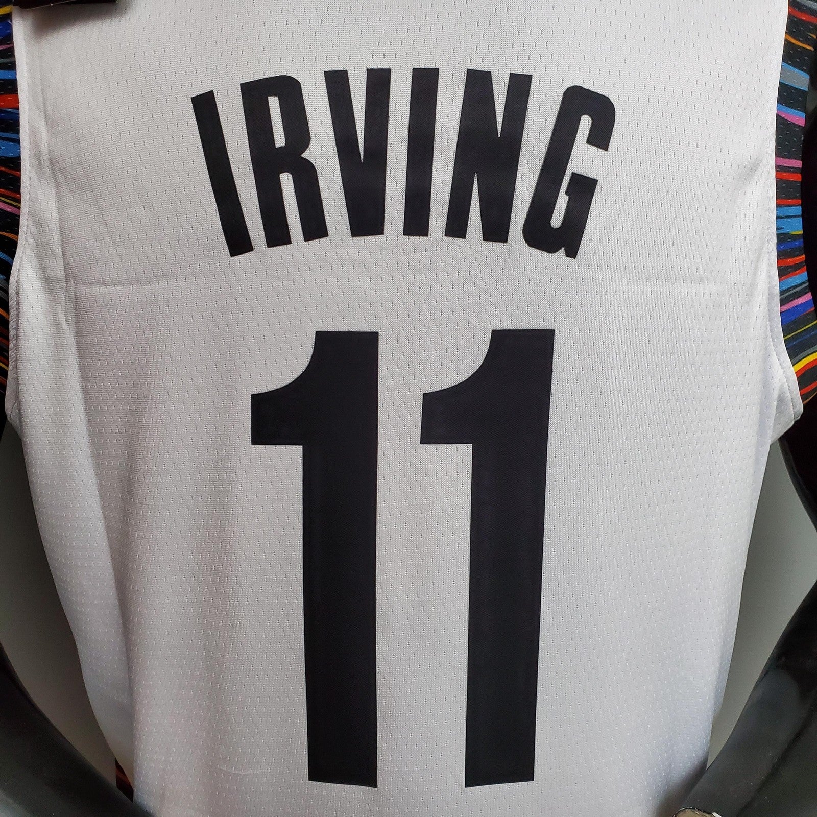 Irving #11 Brooklyn Nets City Version White Nba Jersey Nike Connect Recognition