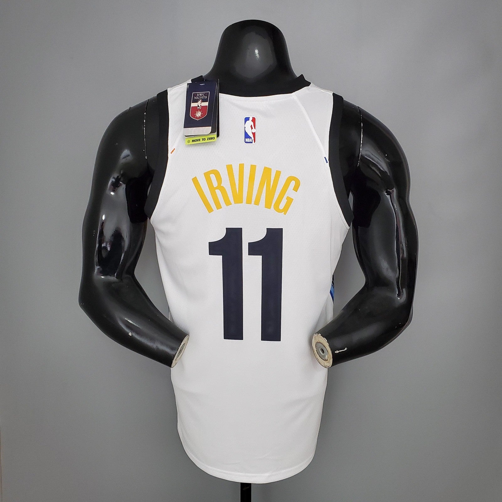 Irving#11 Brooklyn Nets Graffiti White Nba Jersey