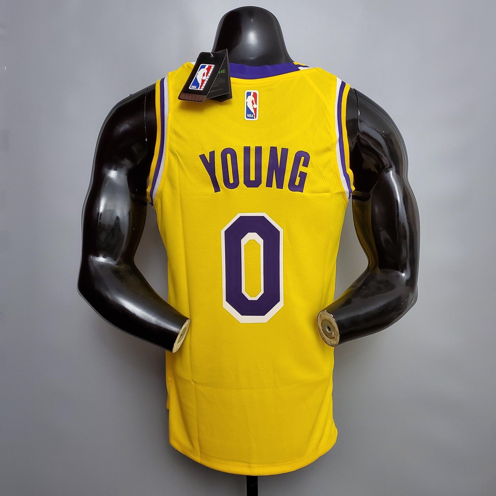 Young #0 Lakers Yellow Nba Jersey Nike Connect Recognition
