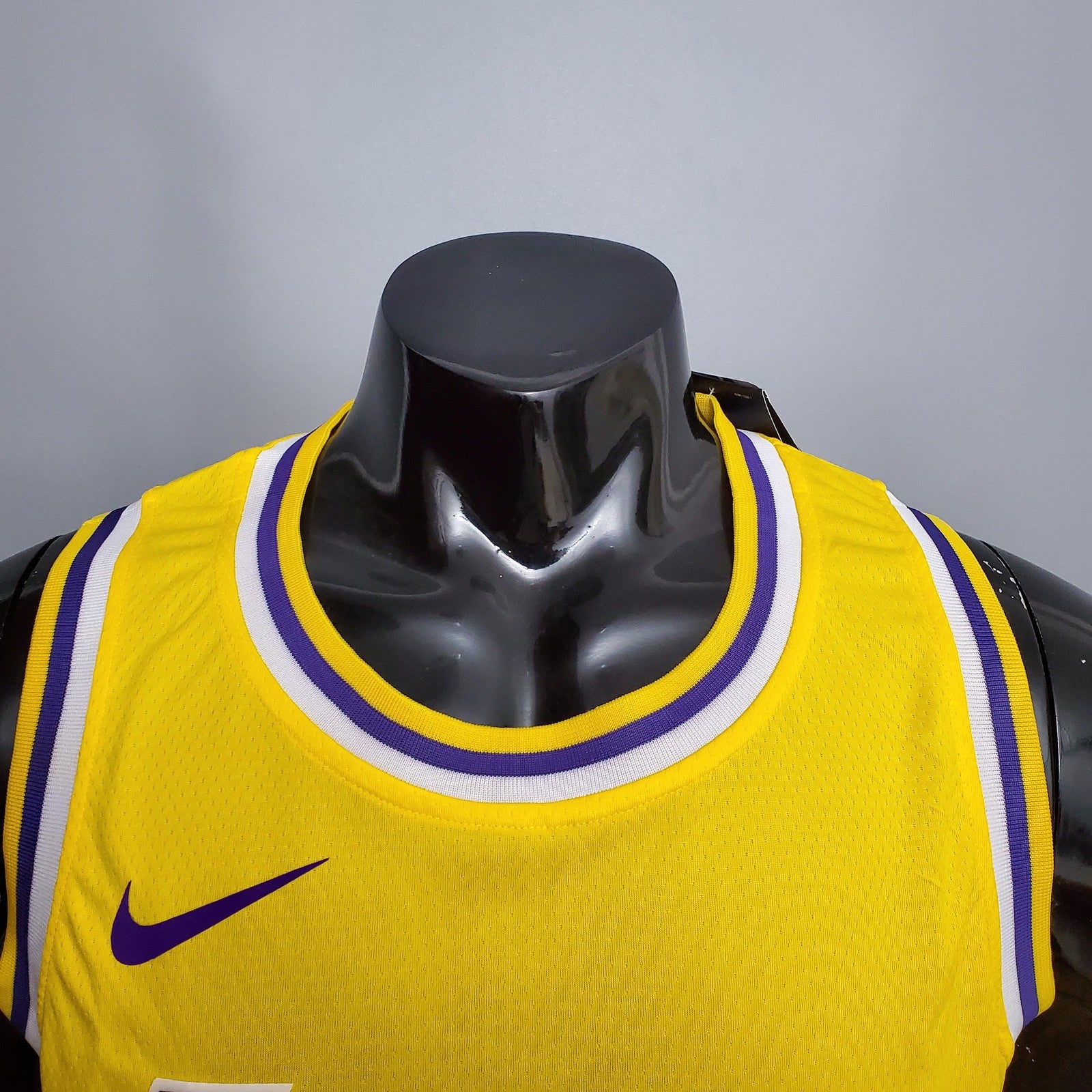 Davis #3 Lakers Round Neck Yellow Nba Jersey Nike Connect Recognition