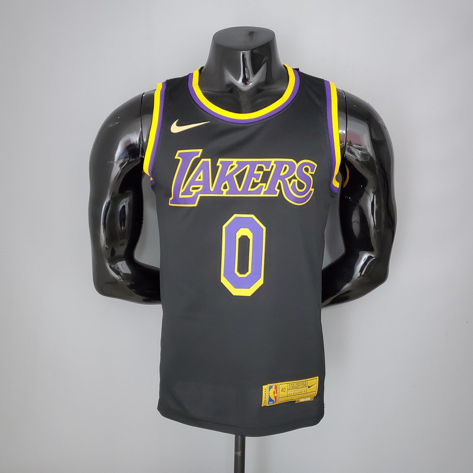 2021 Kuzma#0 Los Angeles Lakers Bonus Edition Black Nba Jersey