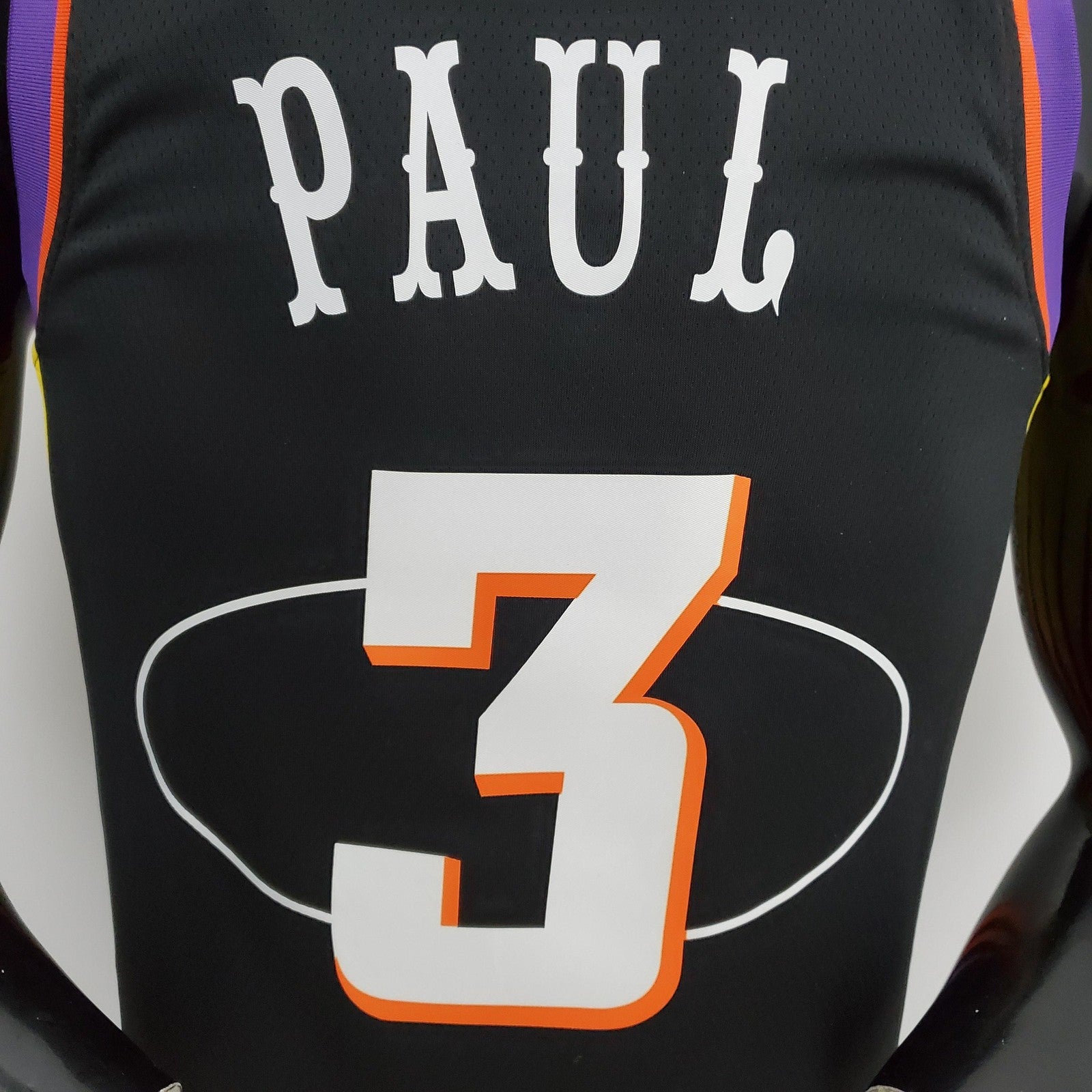 2022 Season Paul #3 Suns City Edition Black Nba Jersey