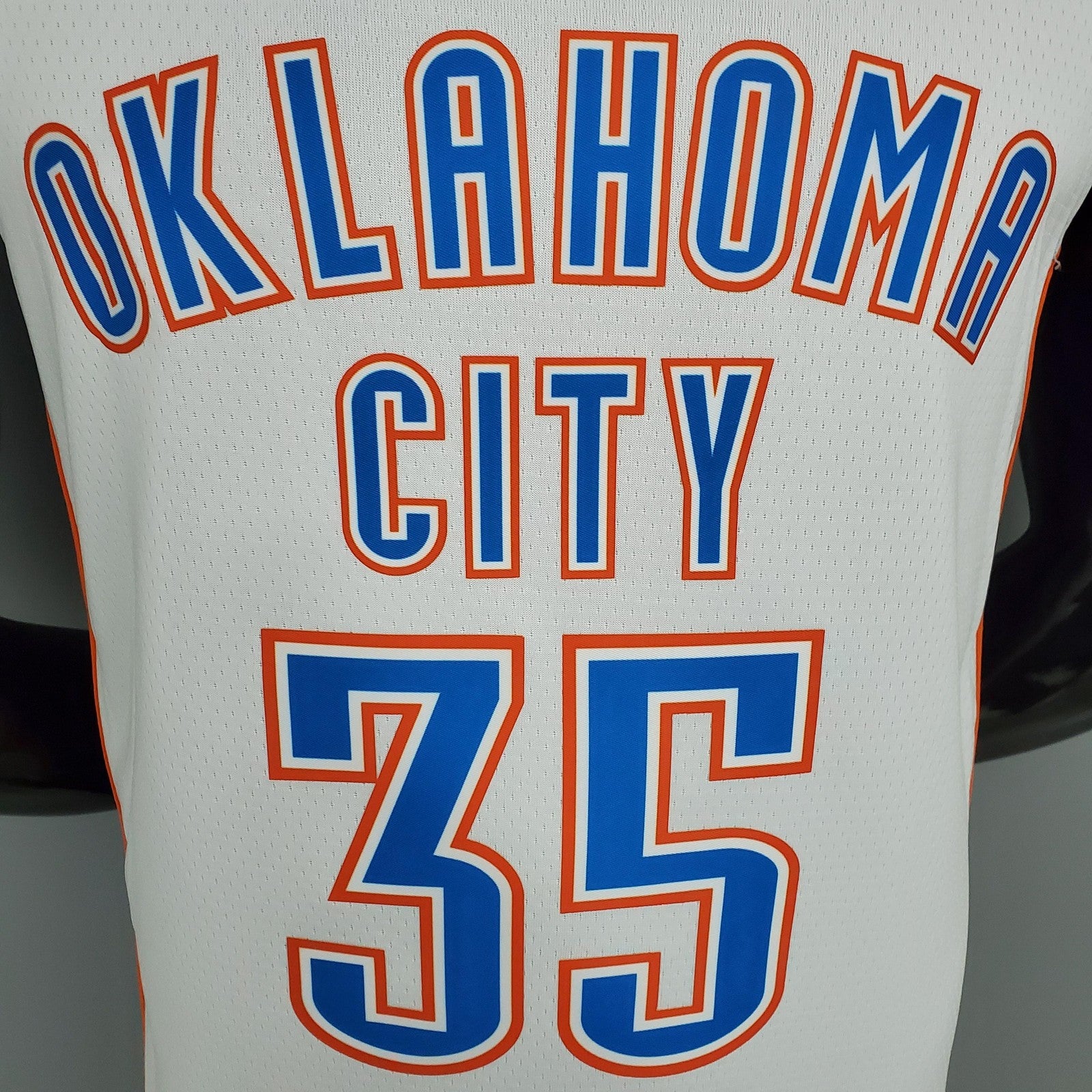 Durant#35 Thunder White Nba Jersey