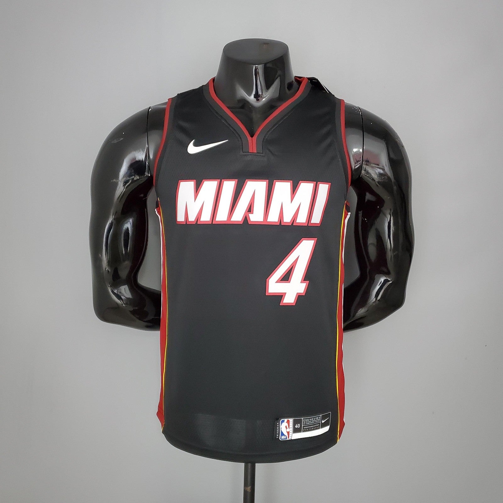 Miami Heat Oladipo#4 #4 Black Nba Jersey