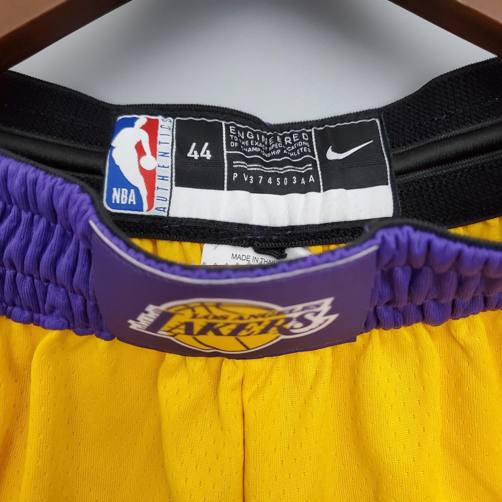 Los Angeles Lakers Yellow Shorts