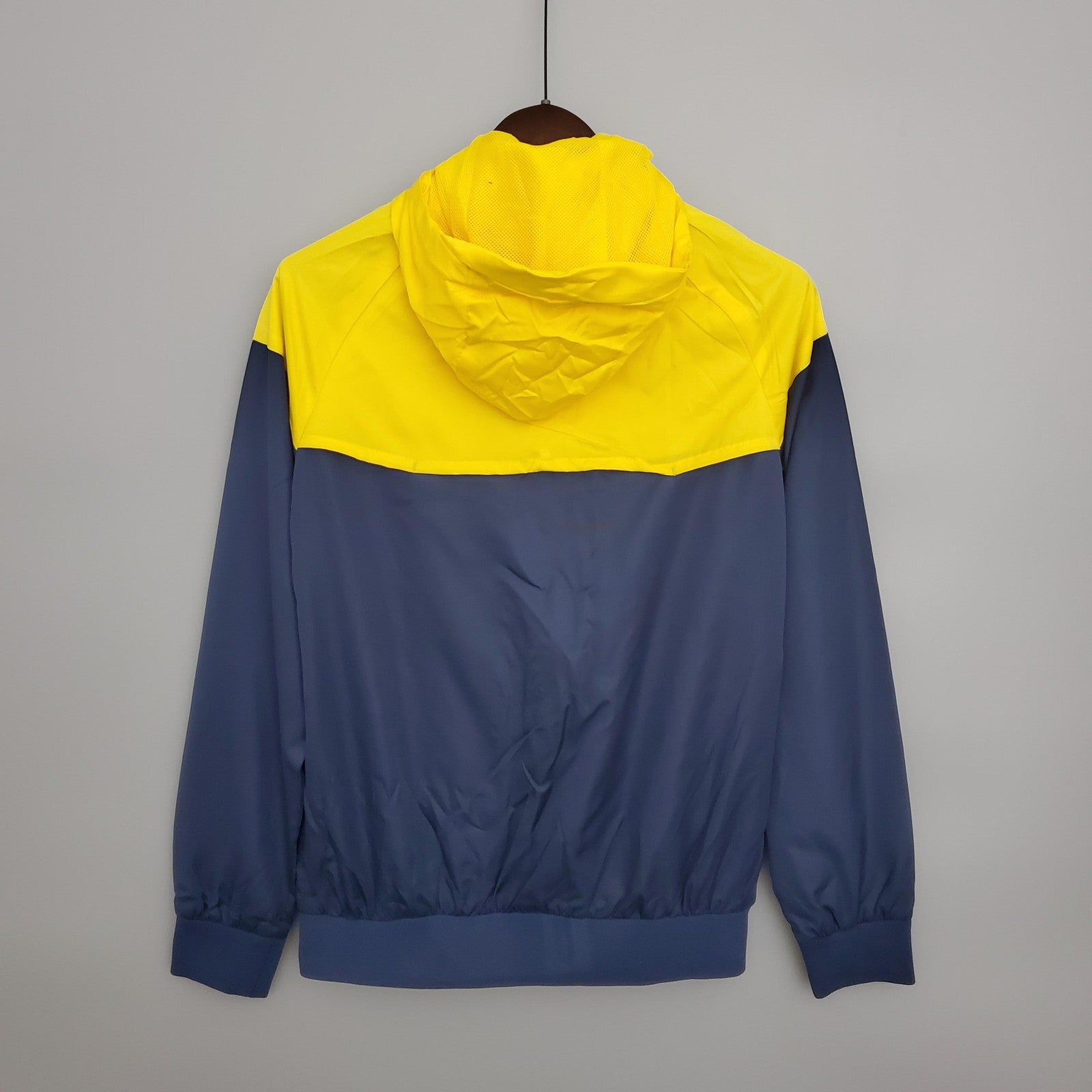 Windbreaker Brazil Blue and Yellow