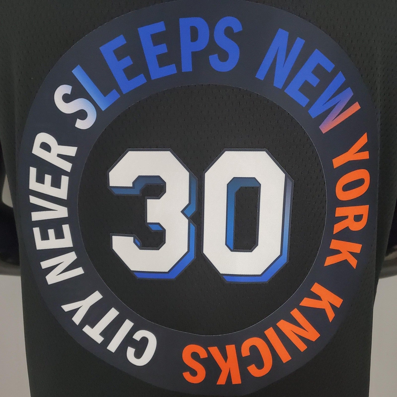 2021 Randle#30 Knicks City Edition Black Nba Jersey