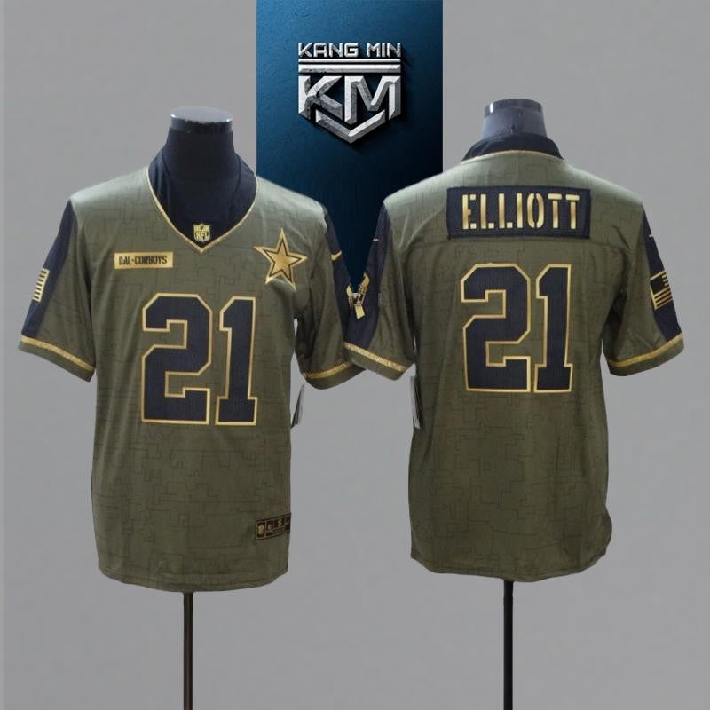 2021 New Tribute Gold Edition Nfl Jersey
