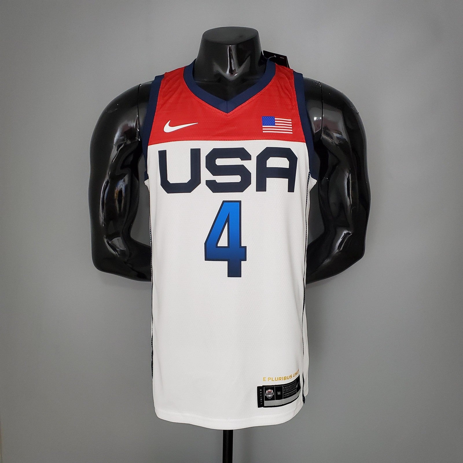 2021 Olympic Games Beal#4 Usa Team Usa White Red Nba Jersey