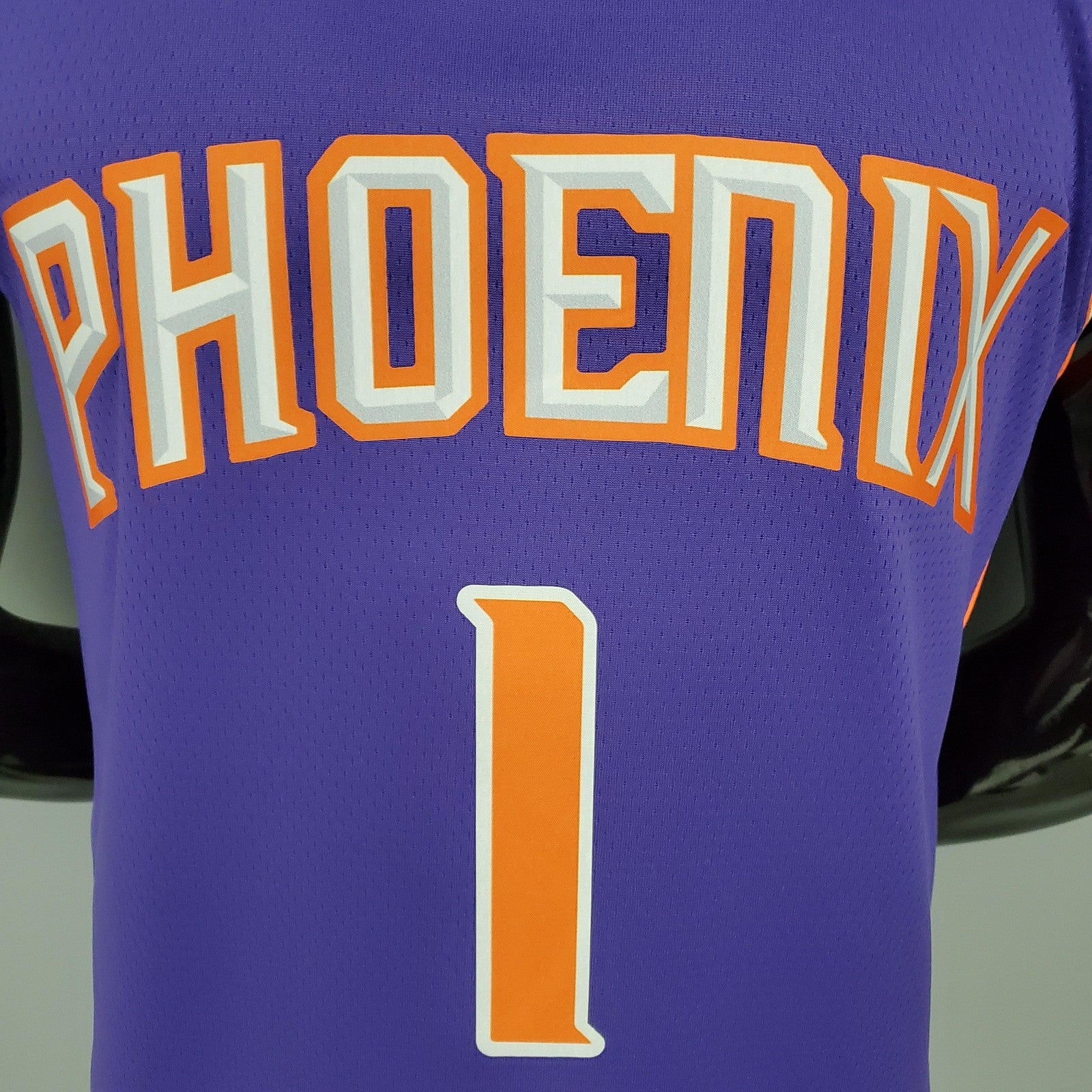 Booker#1 Phoenix Suns Purple Nba Jersey