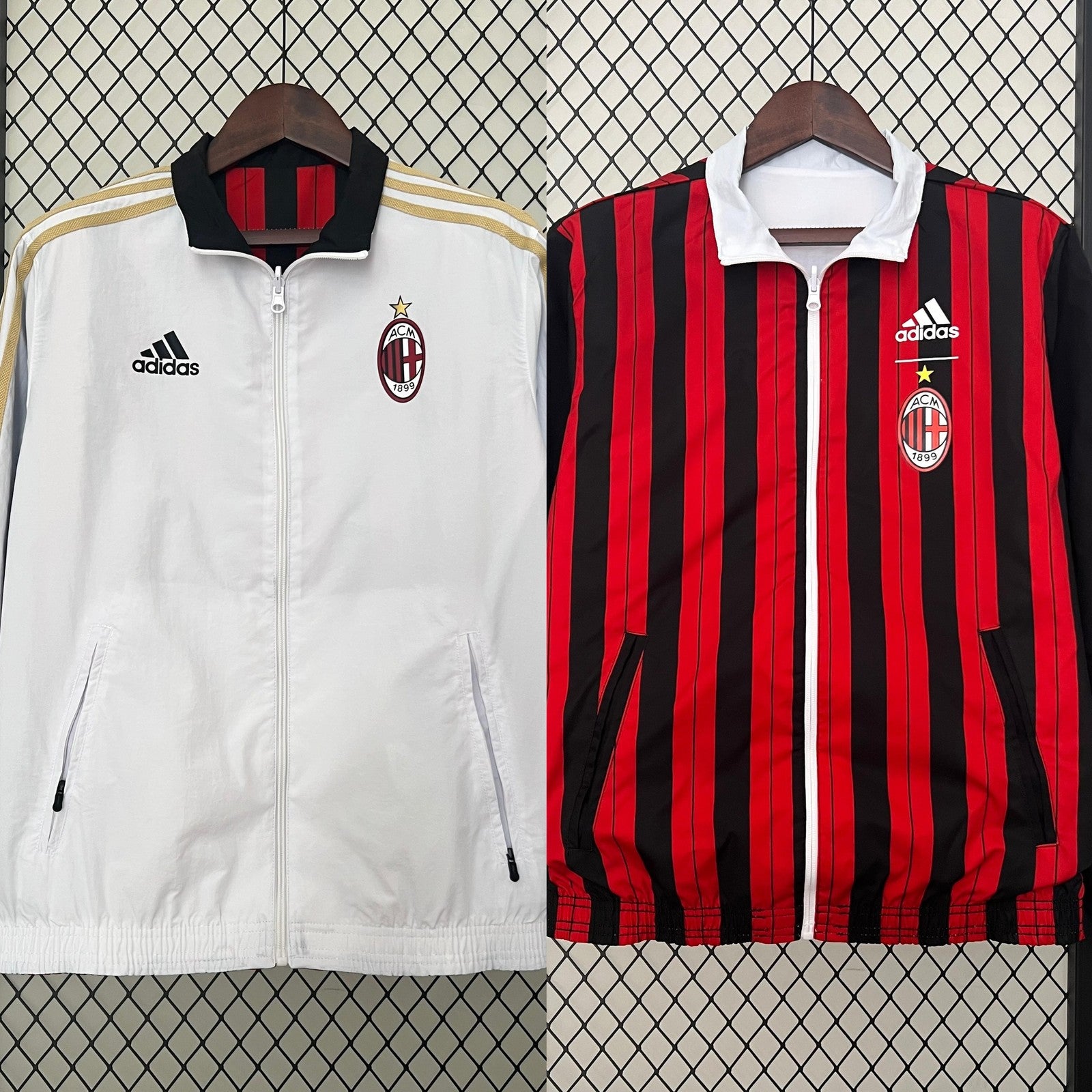 24 25 Ac Milan Trench Coat Reversible 2