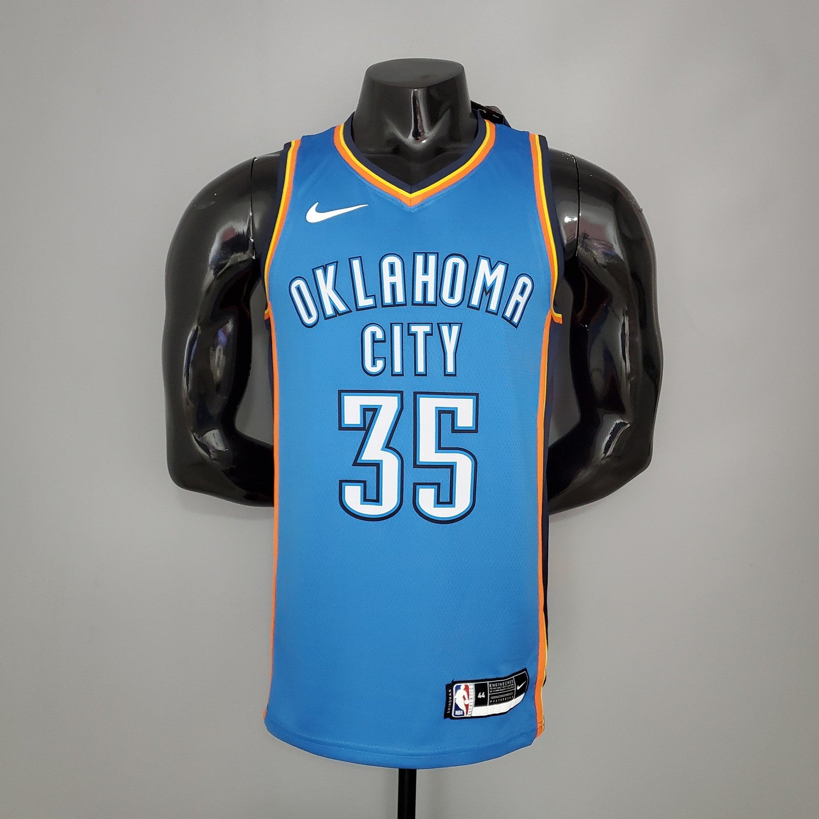 Durant#35 Thunder Blue Nba Jersey