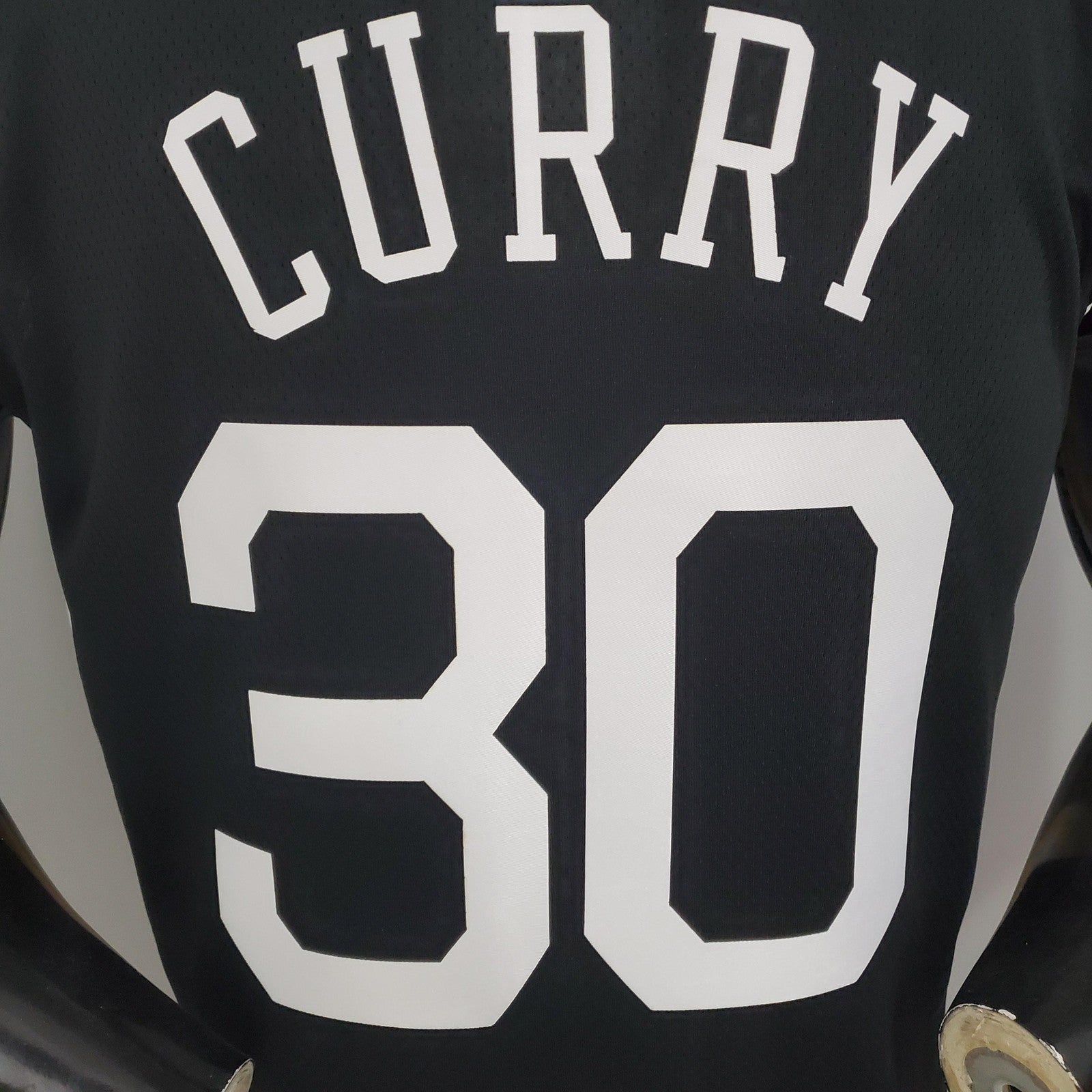 Curry #30 Golden State Warriors Black Nba Jersey