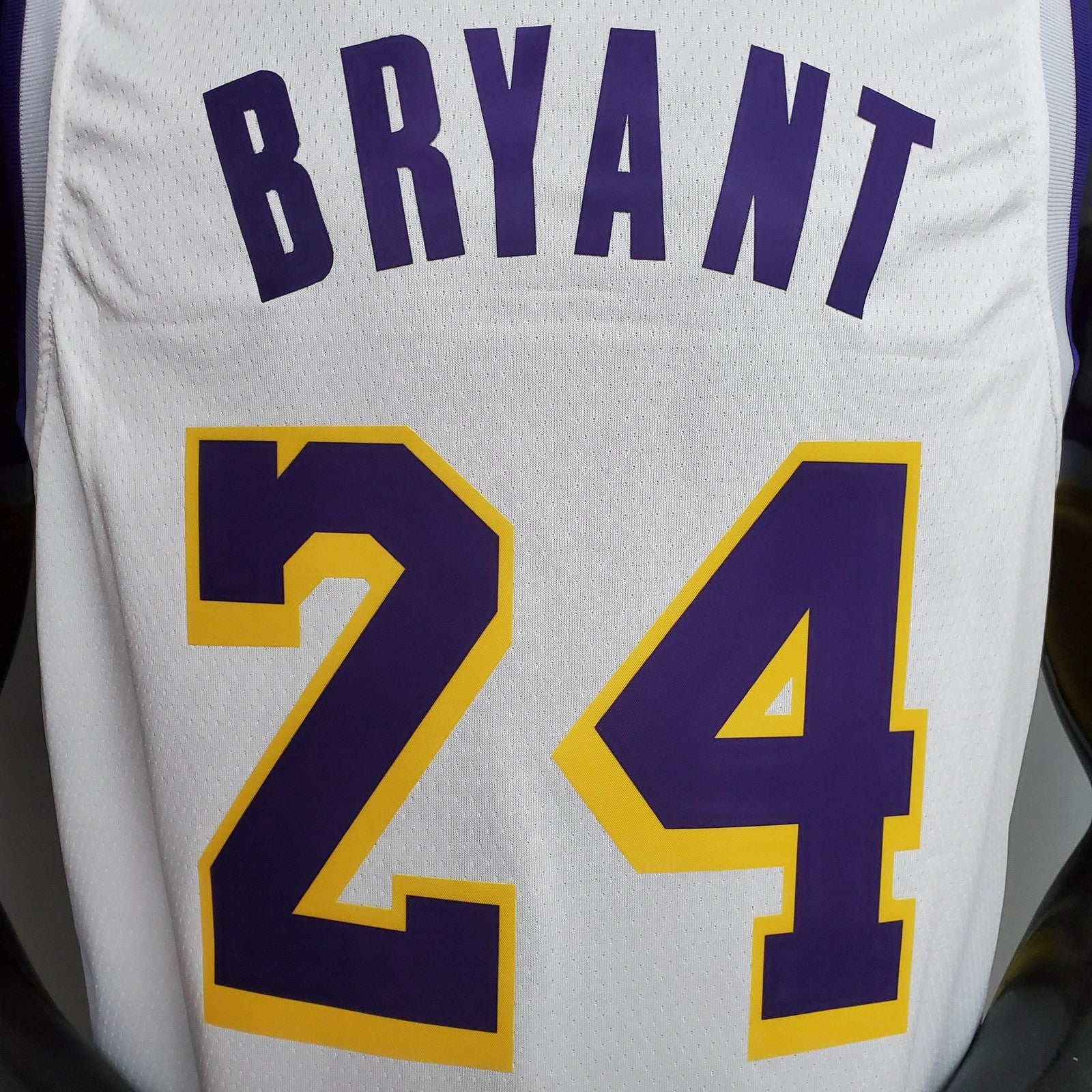 Bryant #24 Lakers White Nba Jersey Nike Connect Recognition