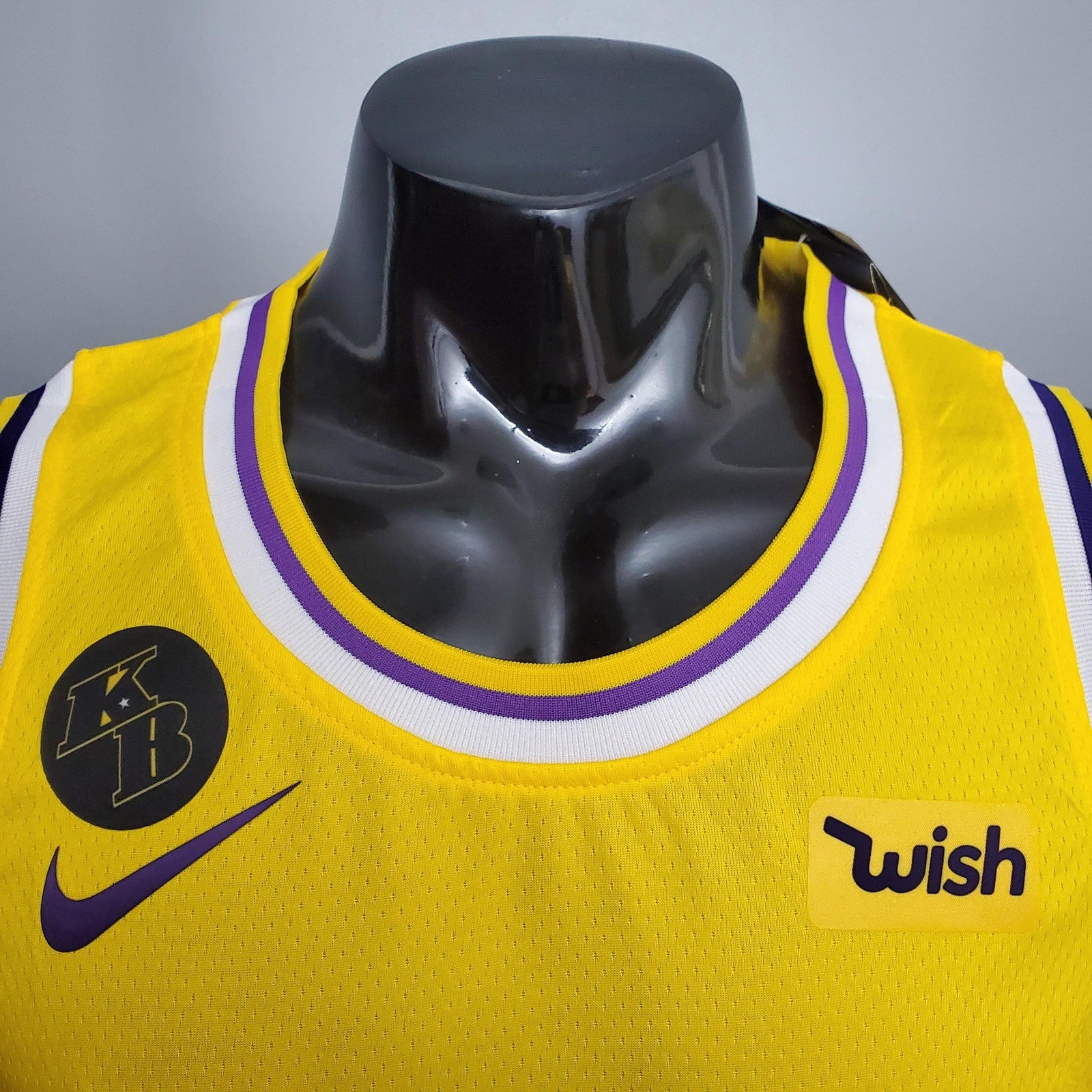 Kuzma #0 Lakers Commemorative Edition Round Neck Yellow Nba Jersey Nike Connect Recogn