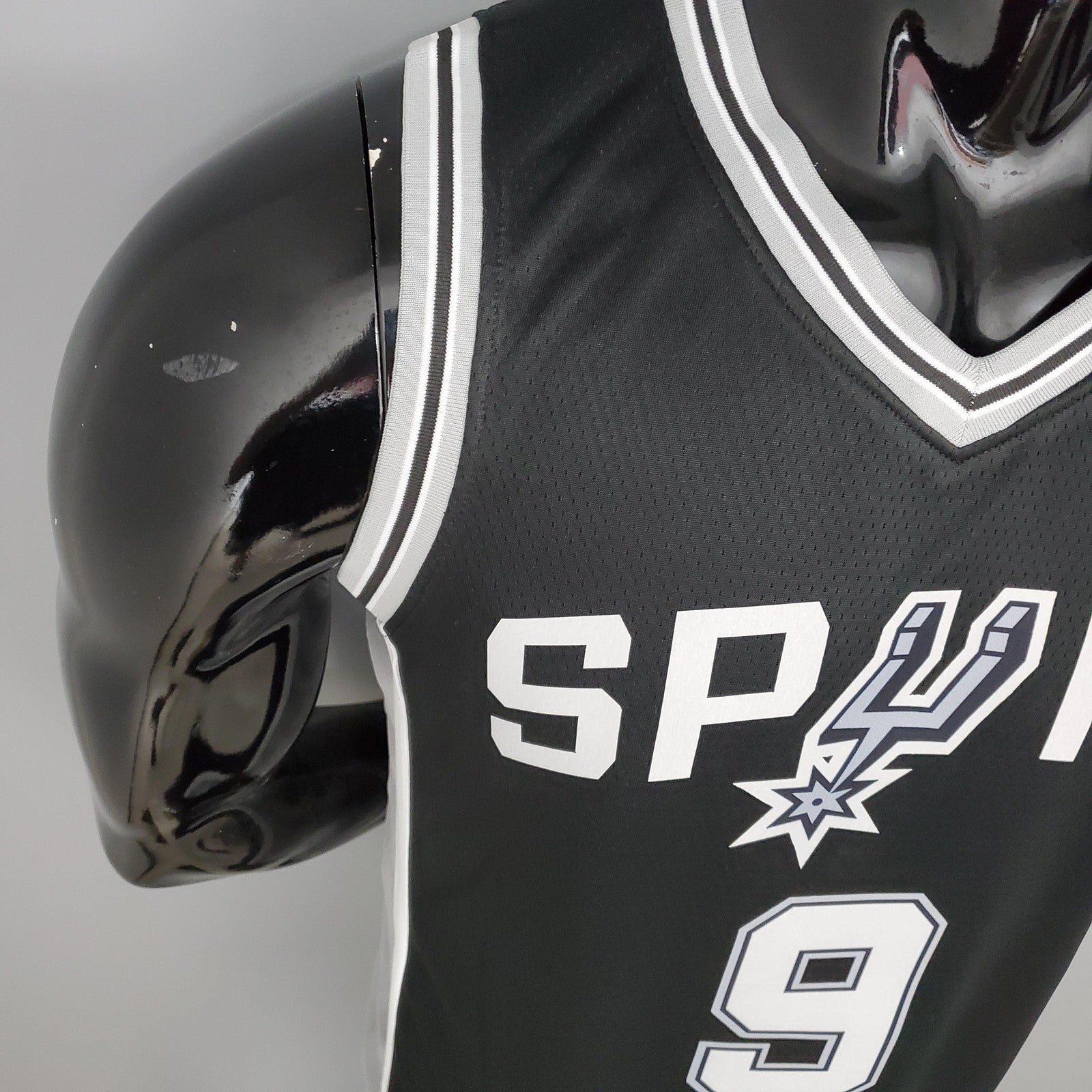 Parker#9 Spurs Black Nba Jersey