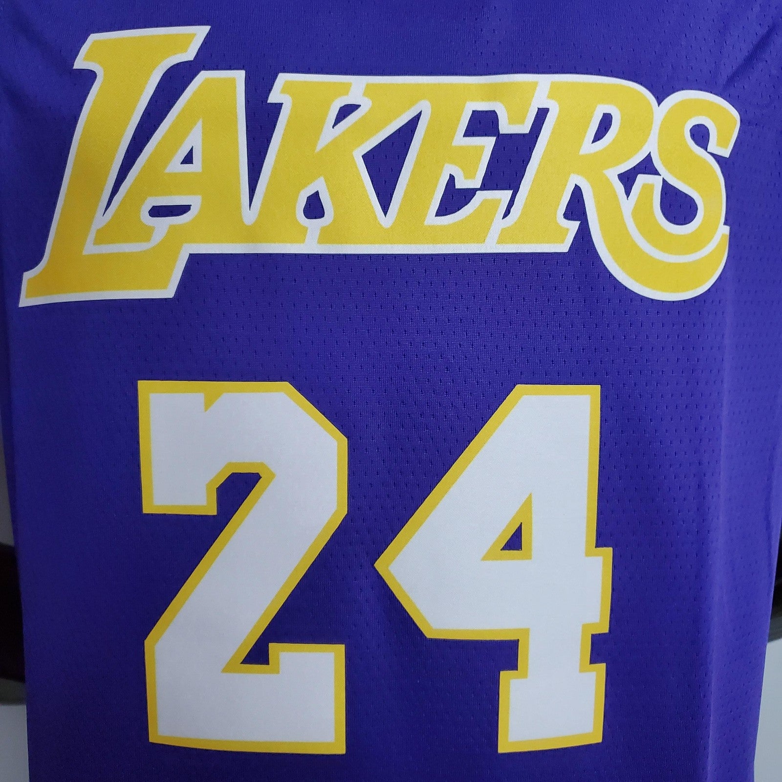Bryant #24 Lakers Purple Yellow Side Nba Jersey Nike Connect Recognition
