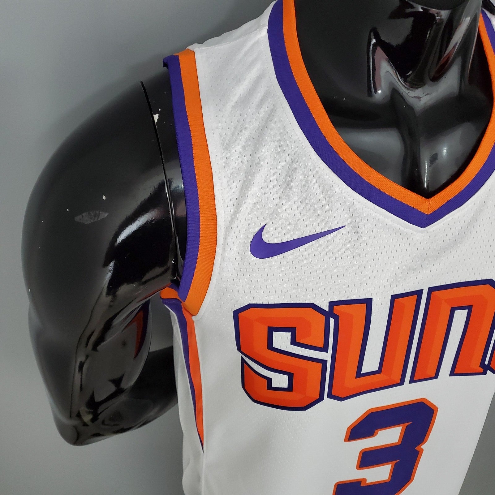 Paul#3 Phoenix Suns White Nba Jersey