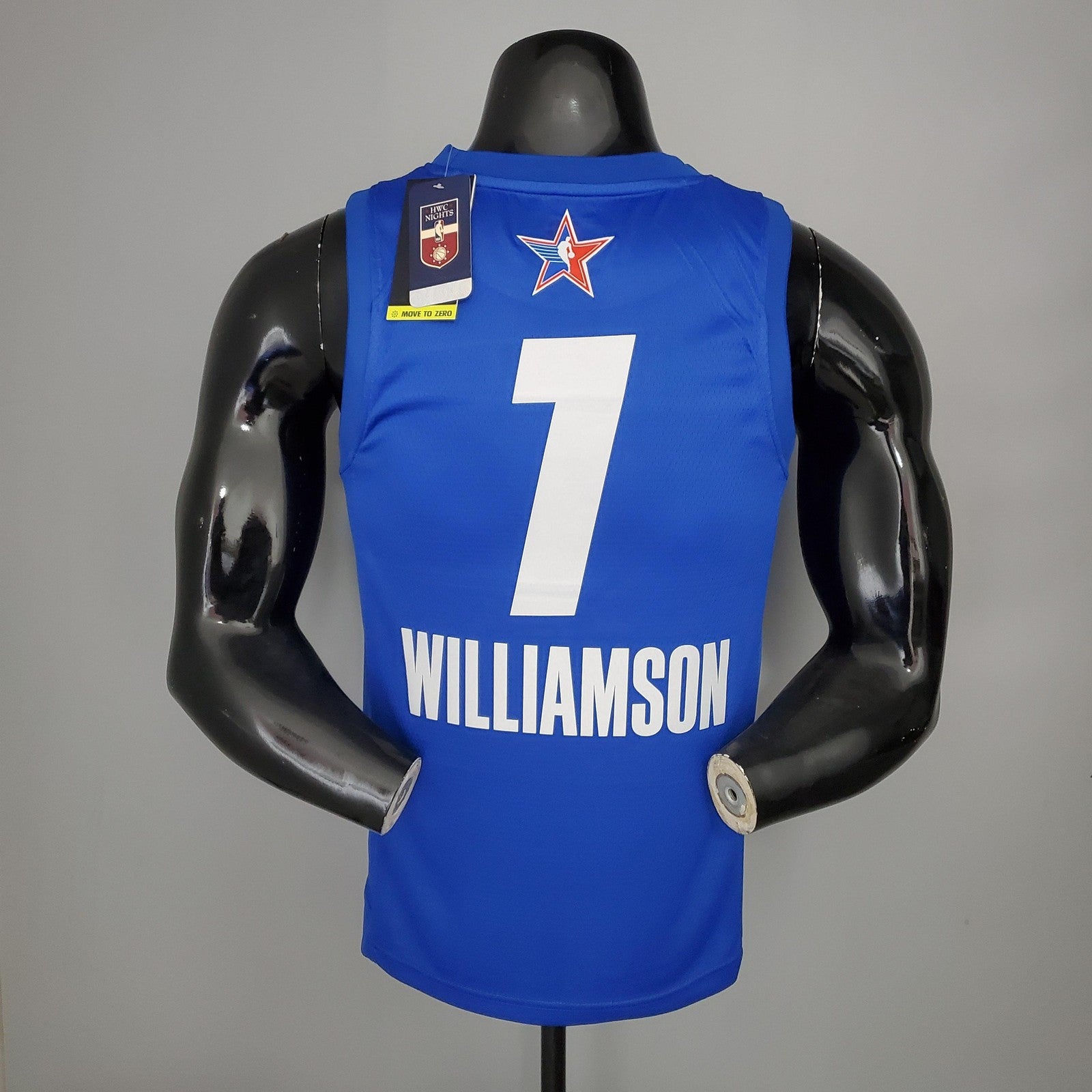 2021 Williamson#1 All Star Blue Nba Jersey