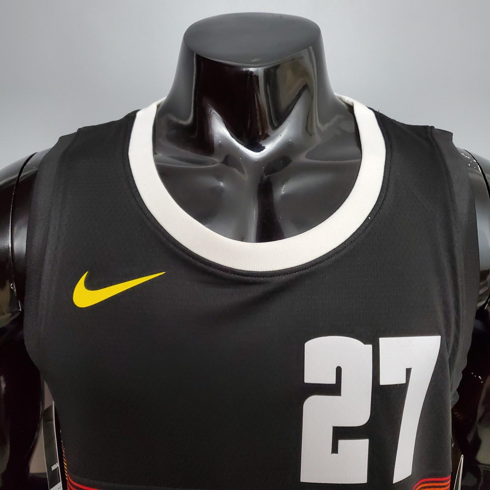 Murray#27 Nuggets City Edition Black Jersey Nike Connect Recognition