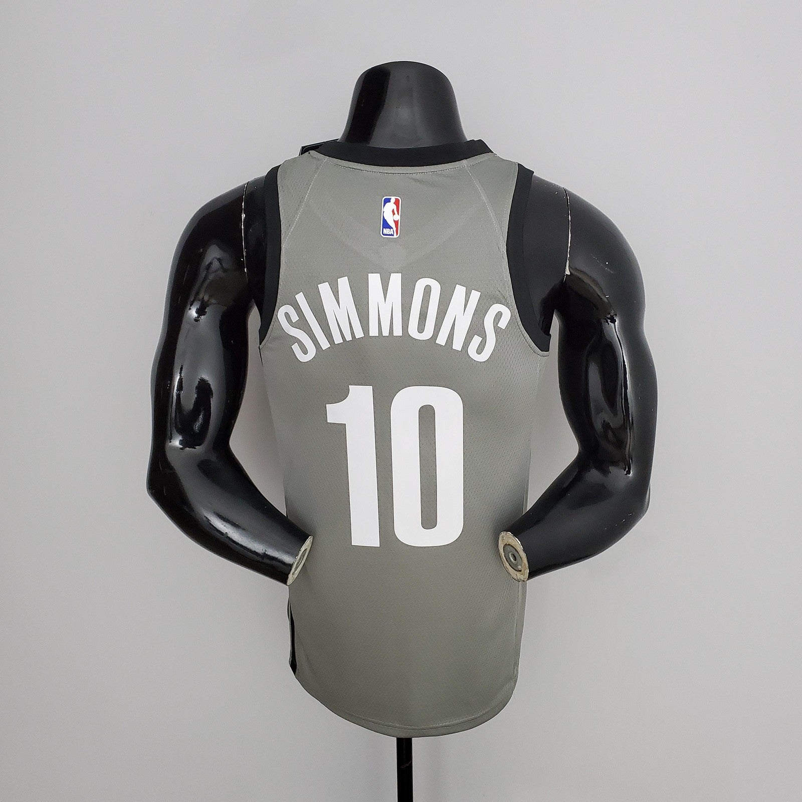 Nets Simmons #10 Flyer Grey Nba Jersey