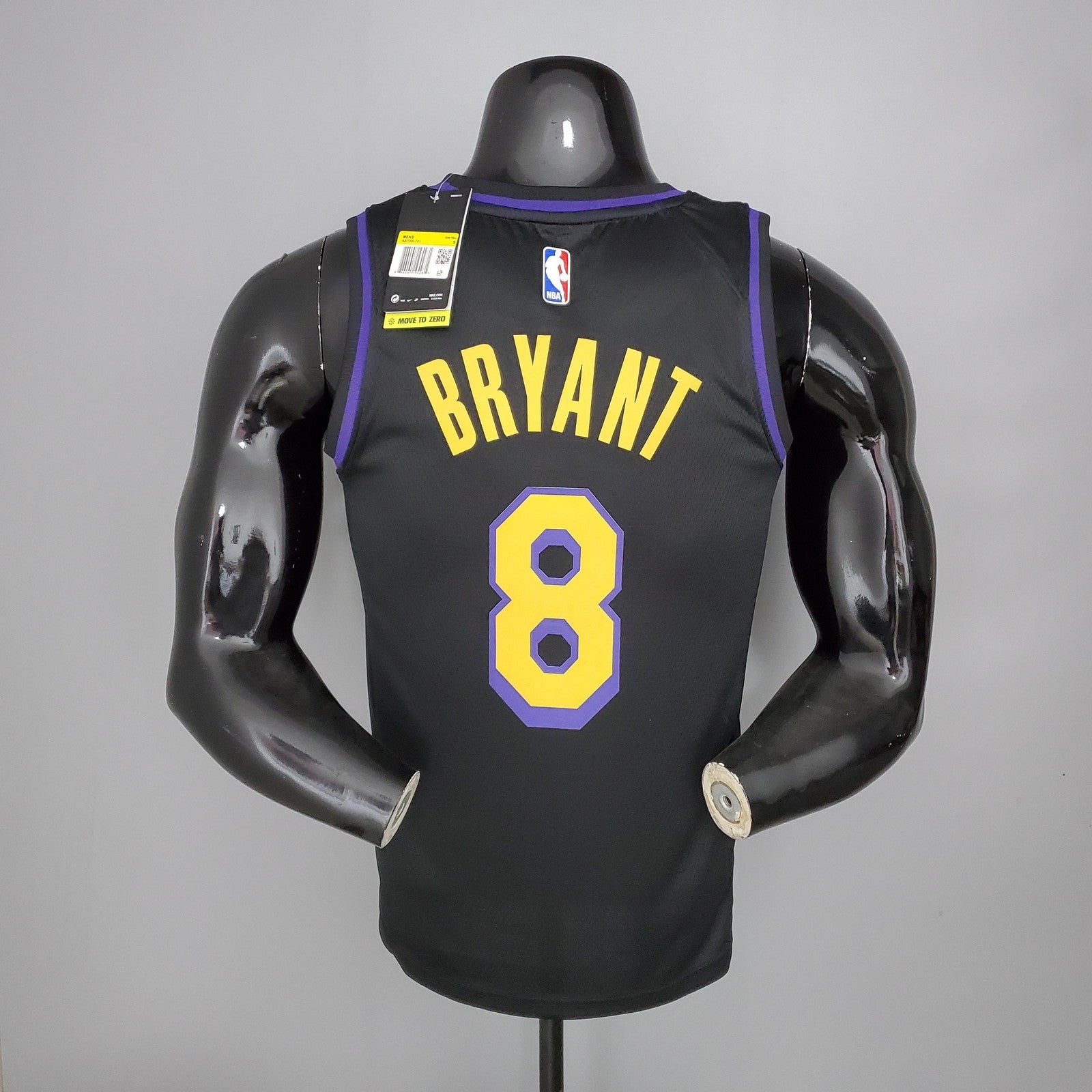 2021 Bryant#8 Los Angeles Lakers Black Latin Black Nba Jersey
