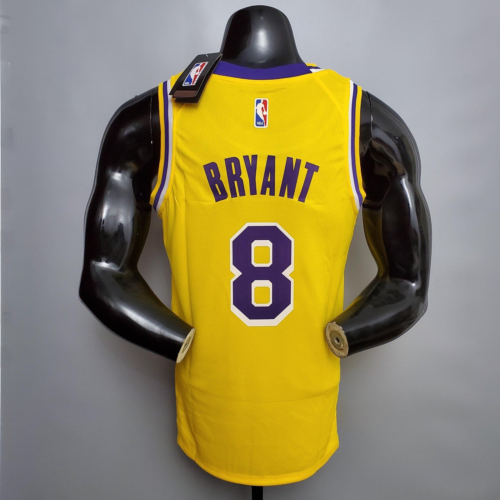 Bryant #8 Lakers Round Neck Yellow Nba Jersey Nike Connect Recognition