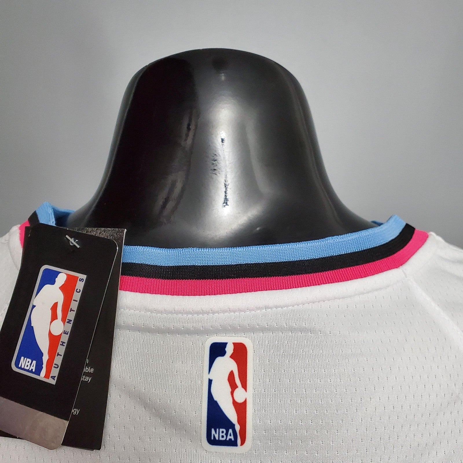 Wade #3 Miami Heat V Neck White Nba Jersey Nike Connect Recognition