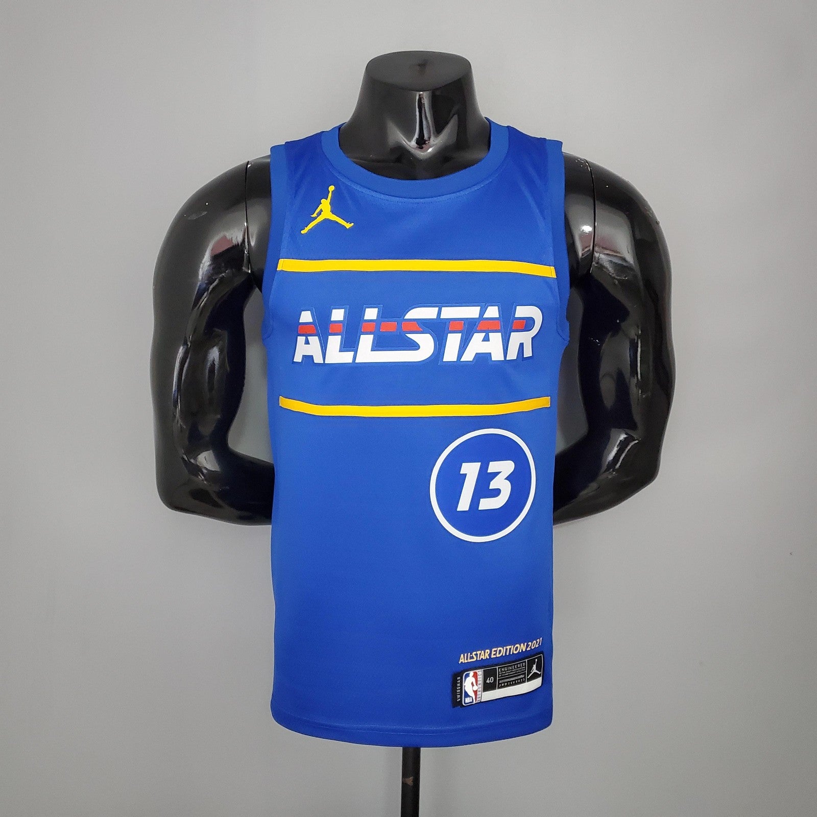 2021 Harden#13 All Star Blue Nba Jersey