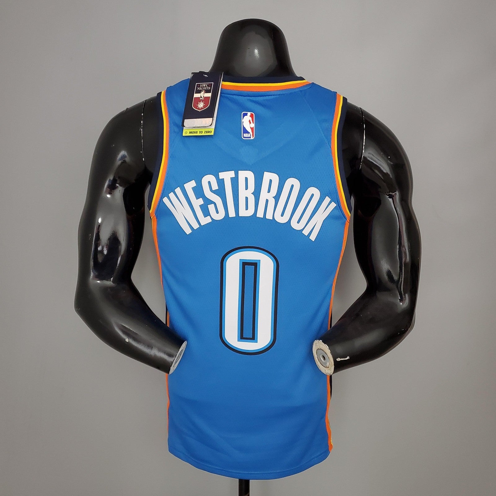 Westbrook#0 Thunder Blue Nba Jersey
