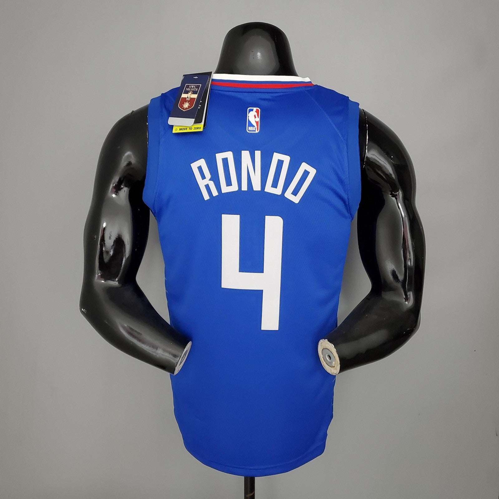 Rondo#4 Clippers Limited Edition Blue Nba Jersey