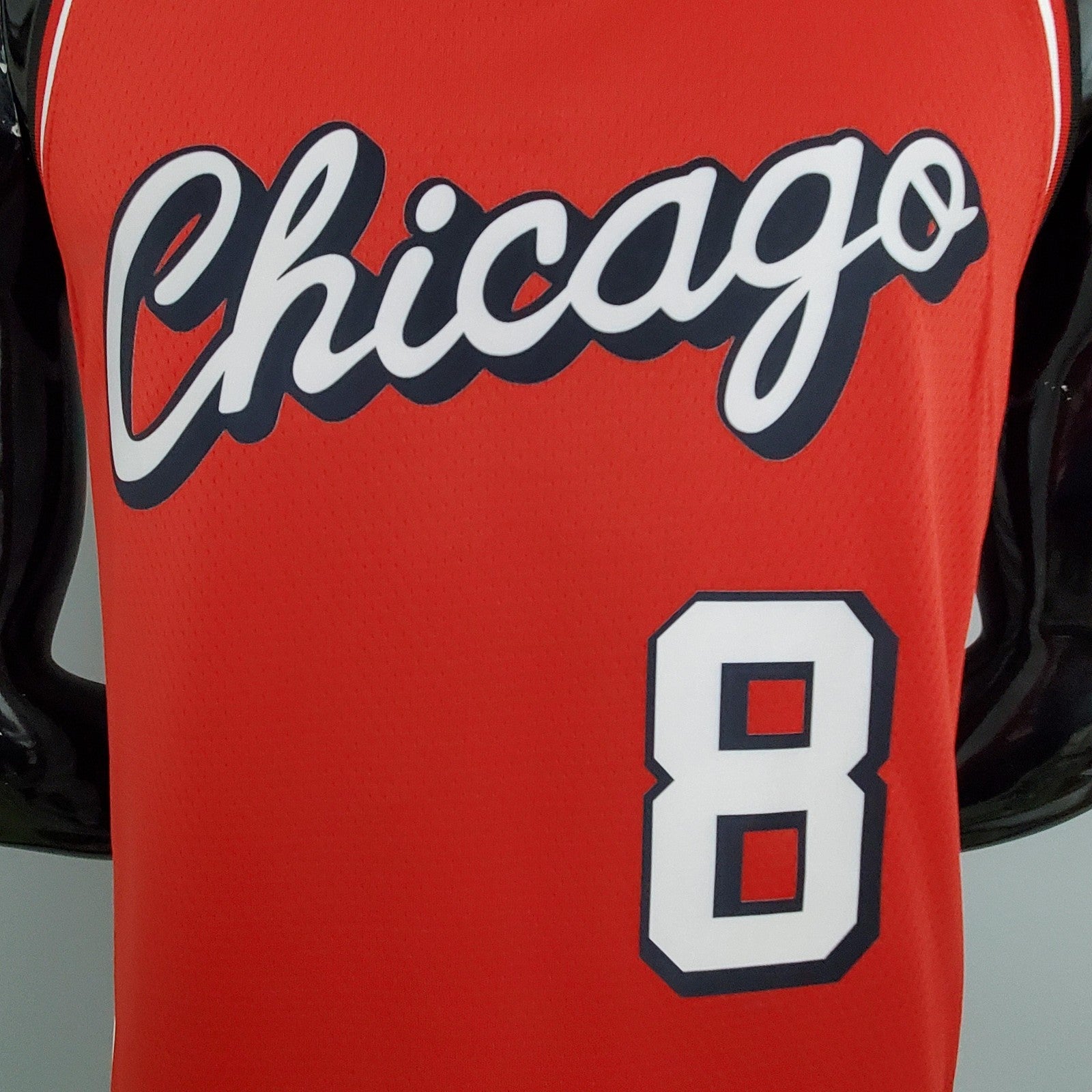 2022 Bulls Lavine #8 City Edition Red Nba Jersey