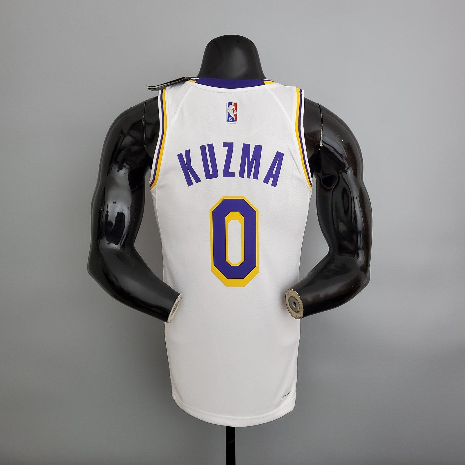 75th Anniversary Lakers White Nba Jersey
