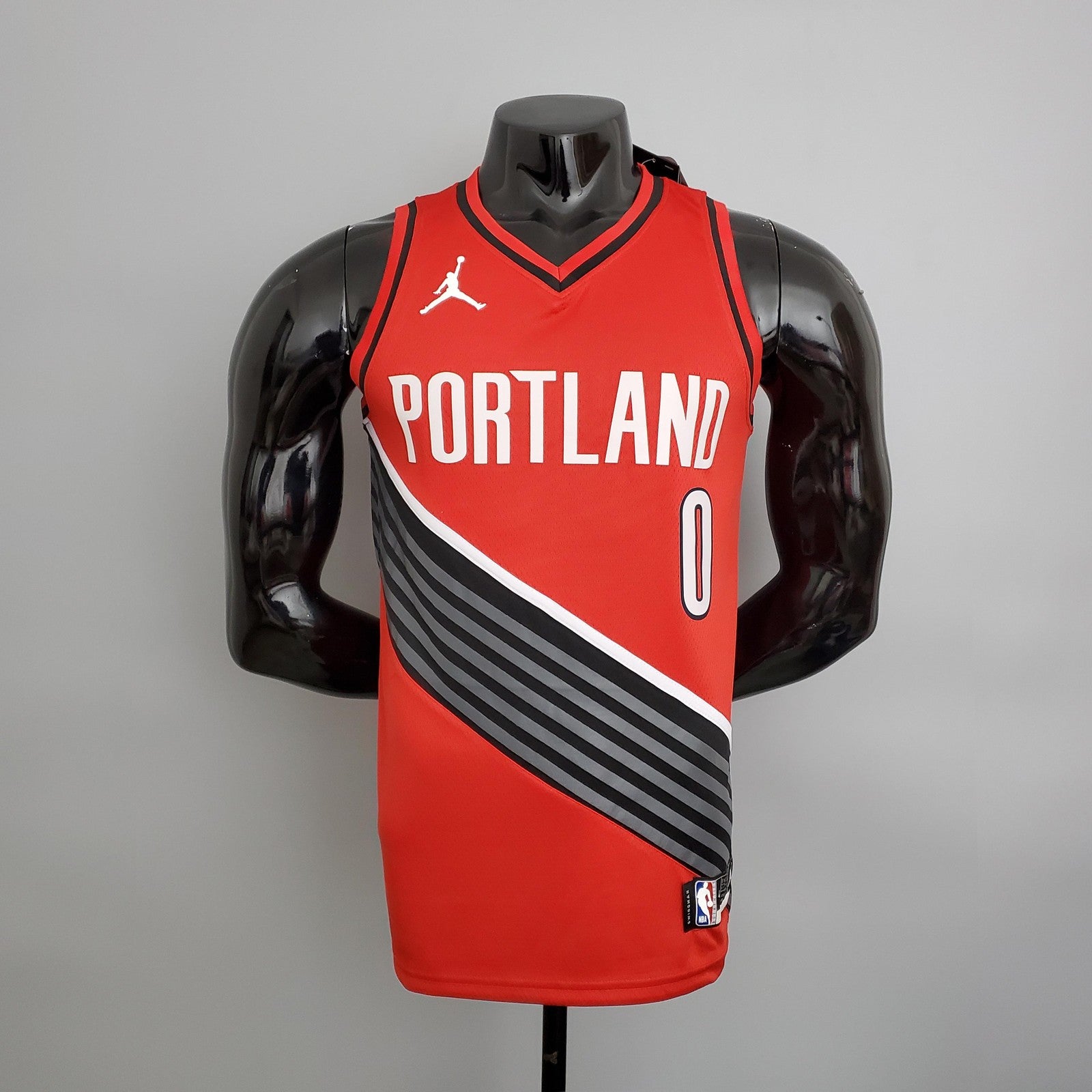 Portland Trail Blazers Lillard #0 (jordan Models) Red Nba Jersey