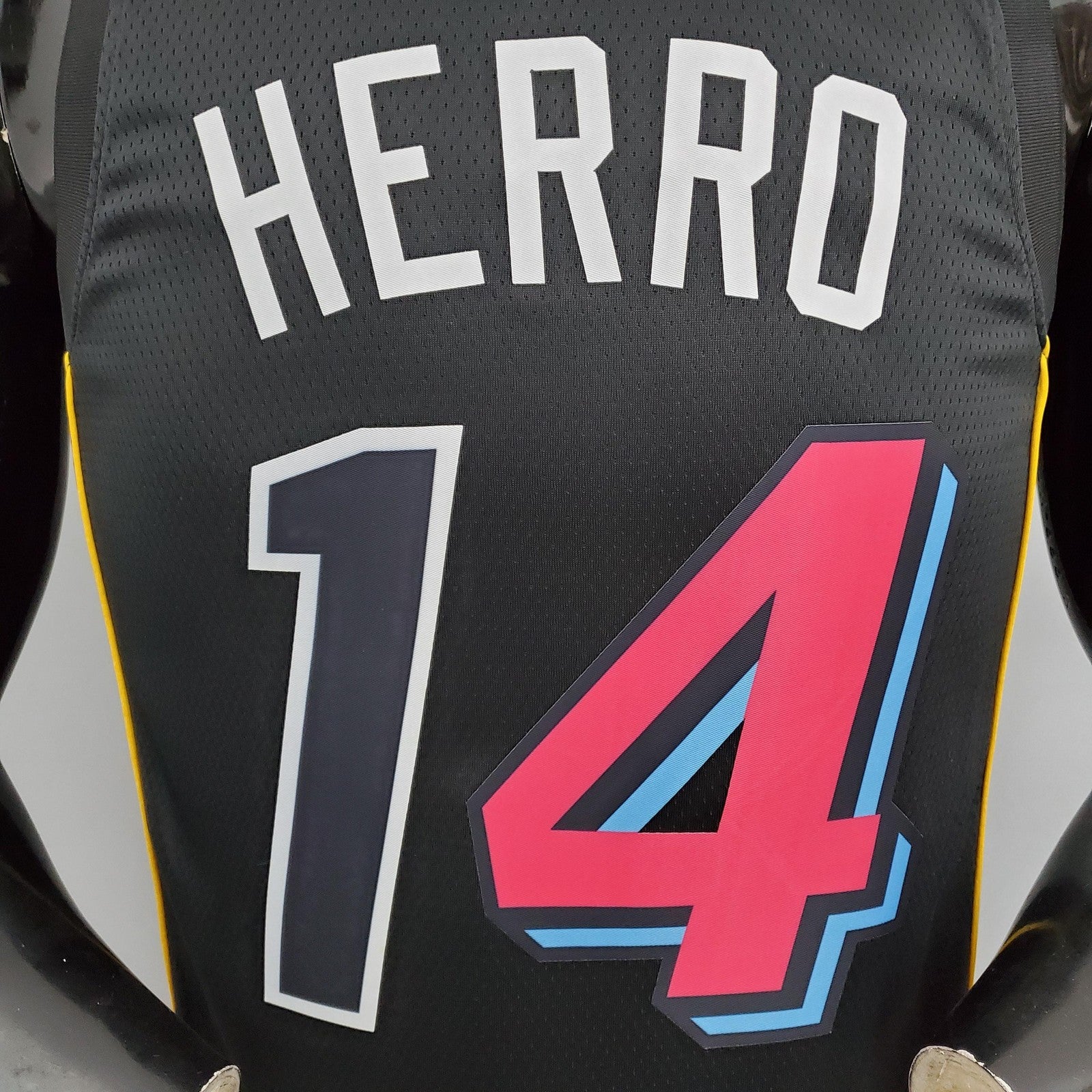2022 Season Herro#14 Heat City Edition Black Nba Jersey